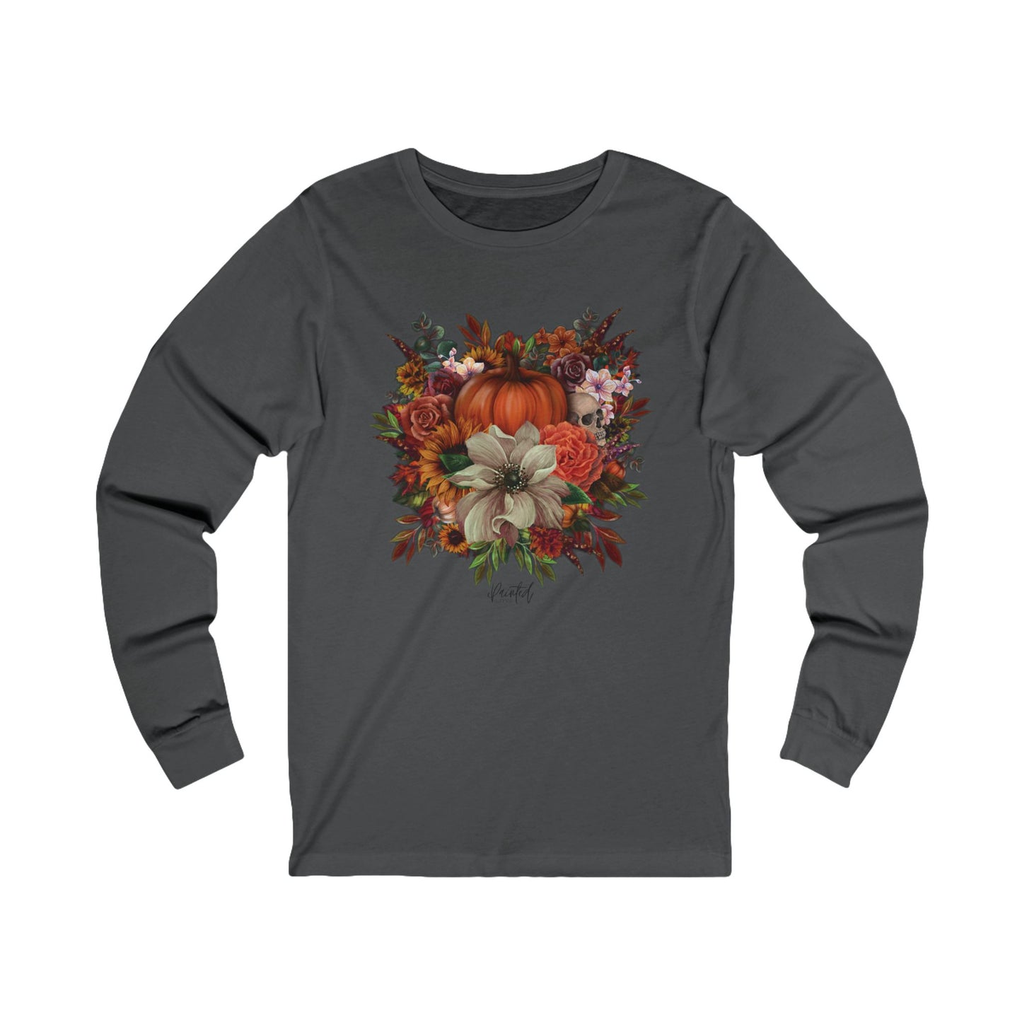 Halloween Flowers Long Sleeve TShirt