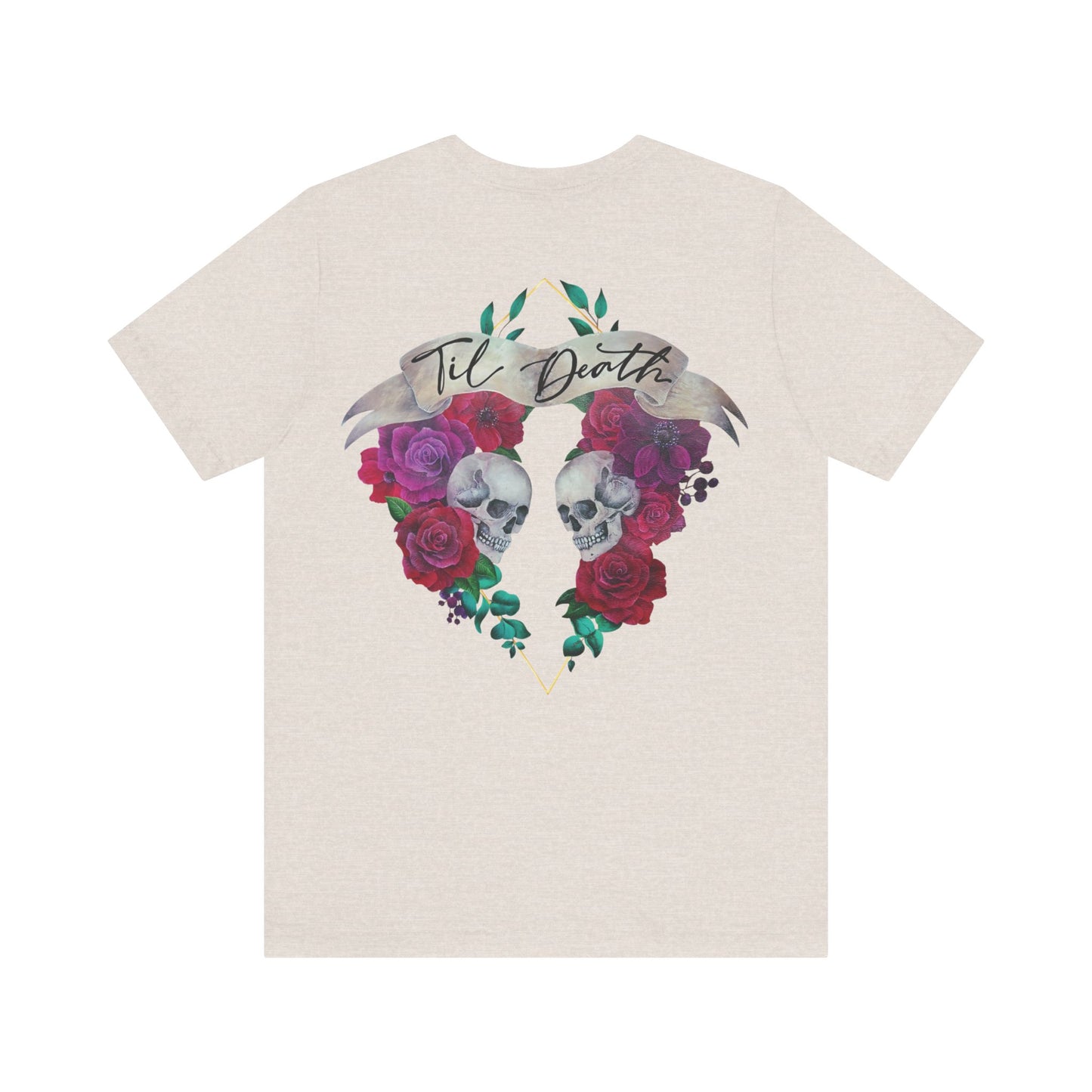 Skull and Roses Back Unisex Tee