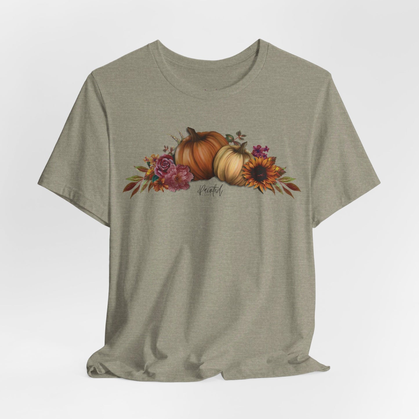 Pumpkins and Flowers T-Shirt