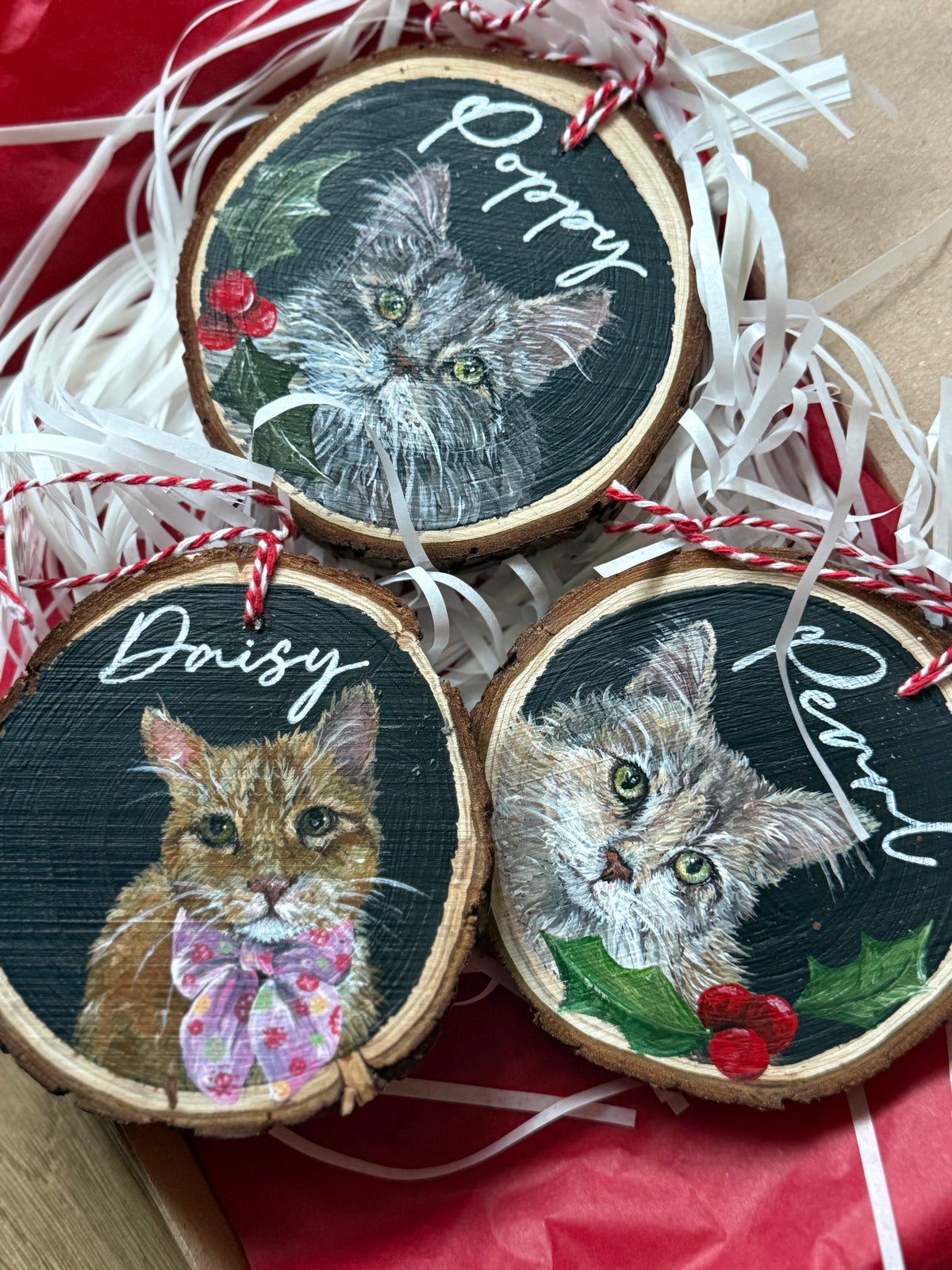 Hand Painted Pet Portrait Decoration PRE ORDER FOR NOVEMBER