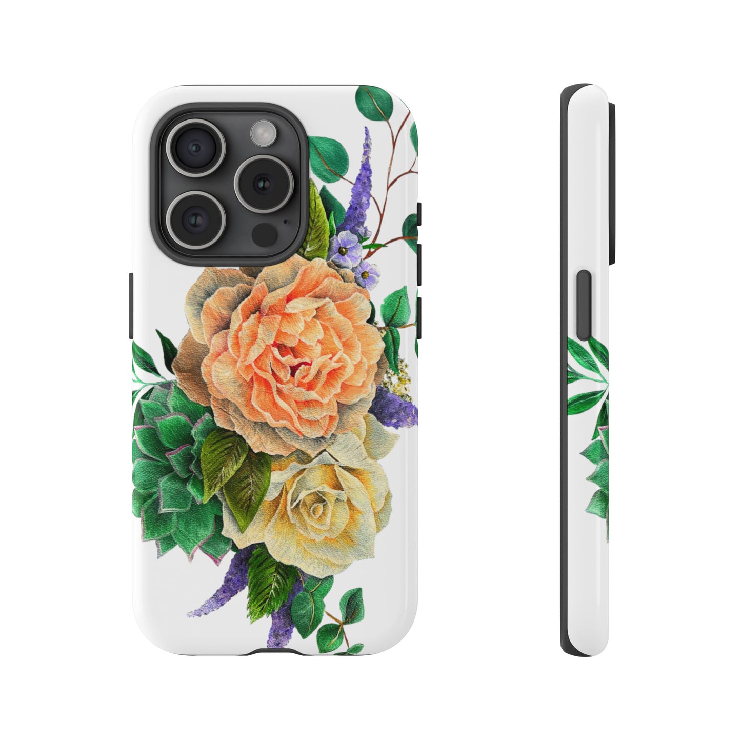 Painted Love Customs Floral Phone Case