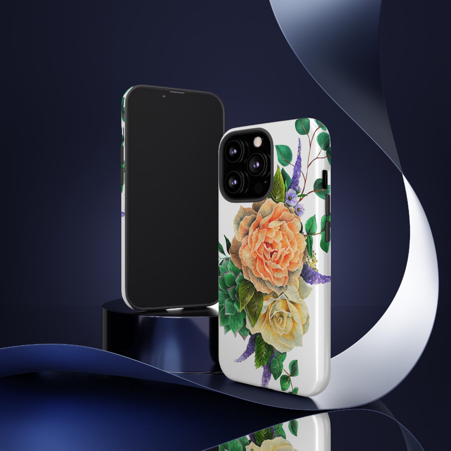 Painted Love Customs Floral Phone Case