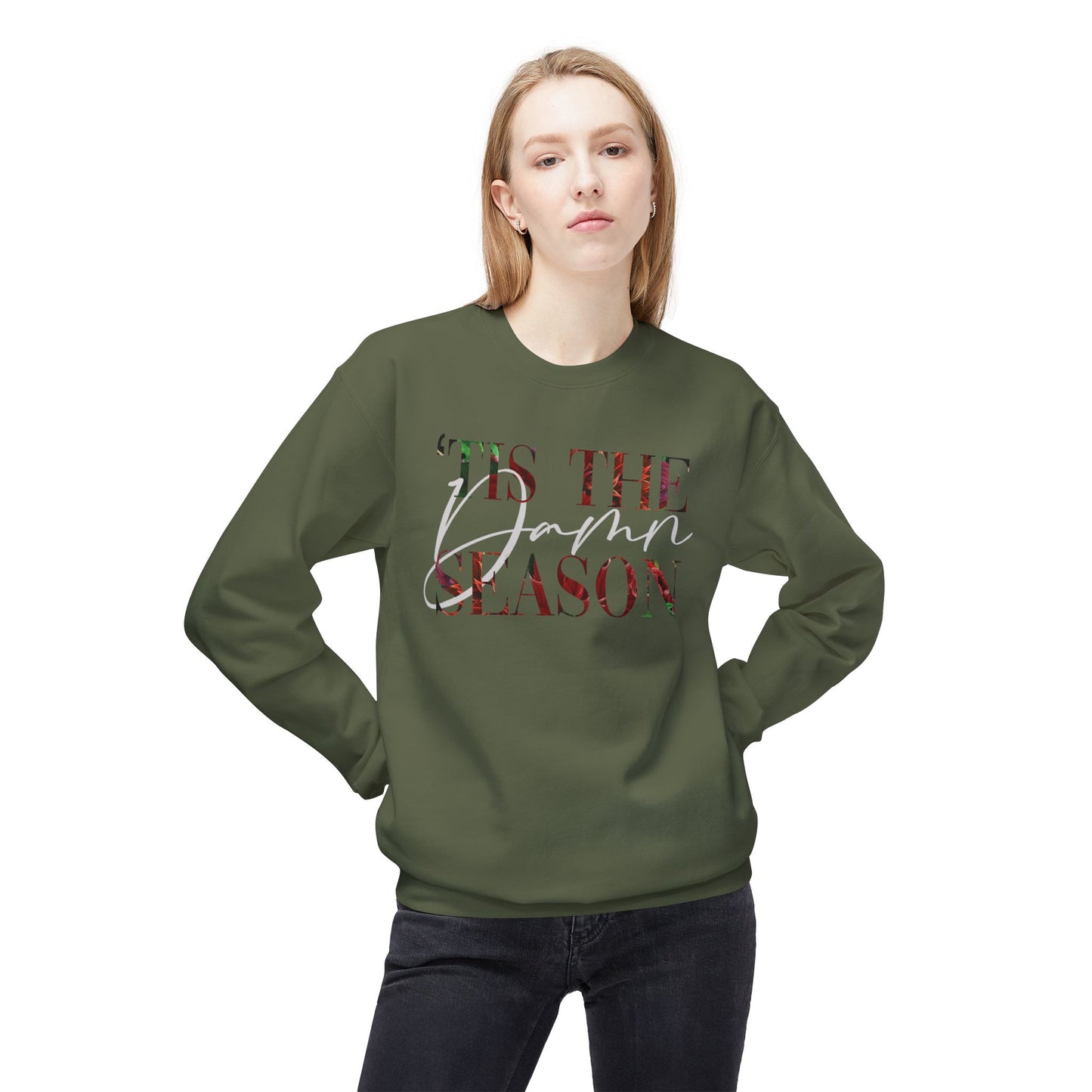 “‘tis The Damn Season” Christmas Sweatshirt