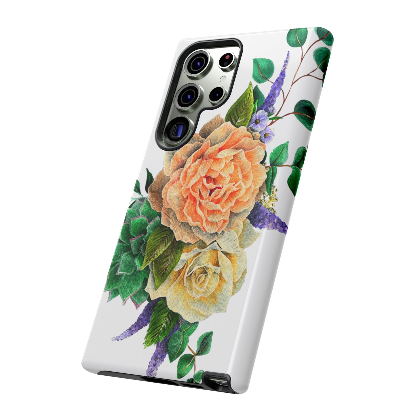 Painted Love Customs Floral Phone Case