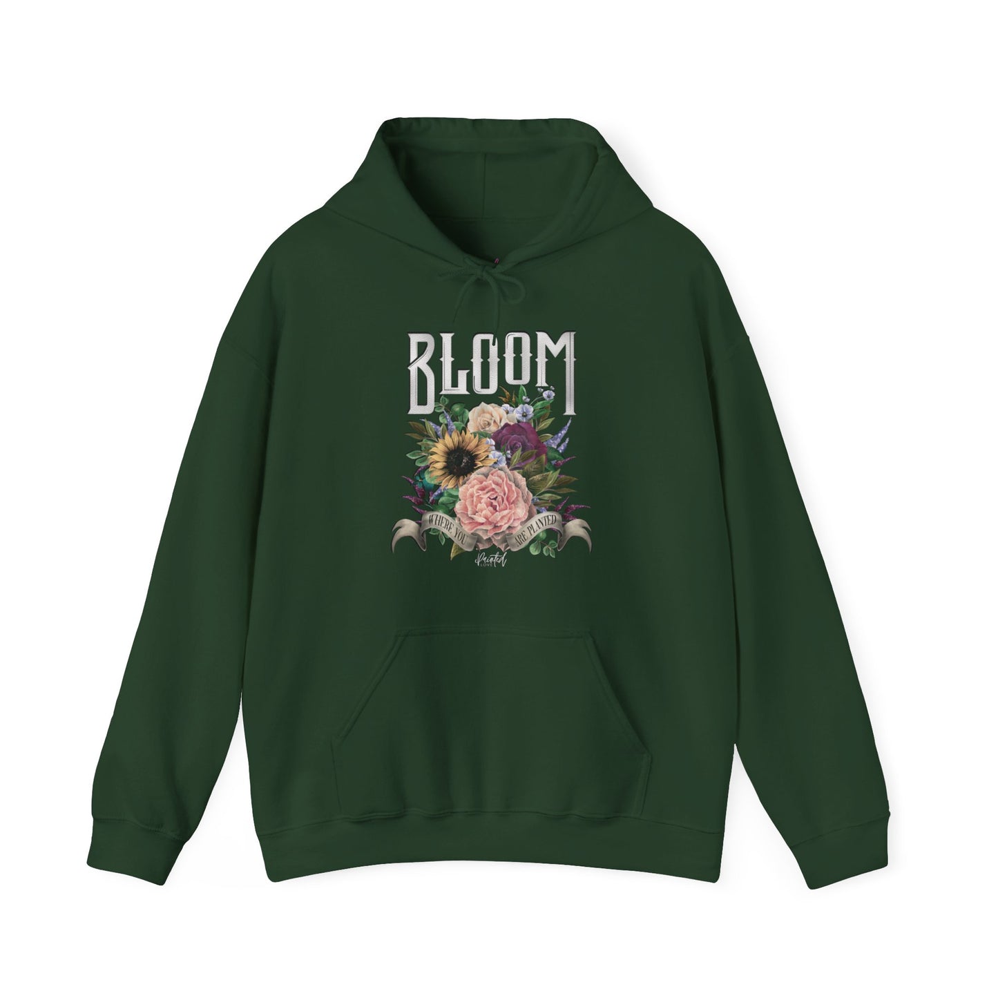 “Bloom Where You Are Planted” Unisex Hoodie