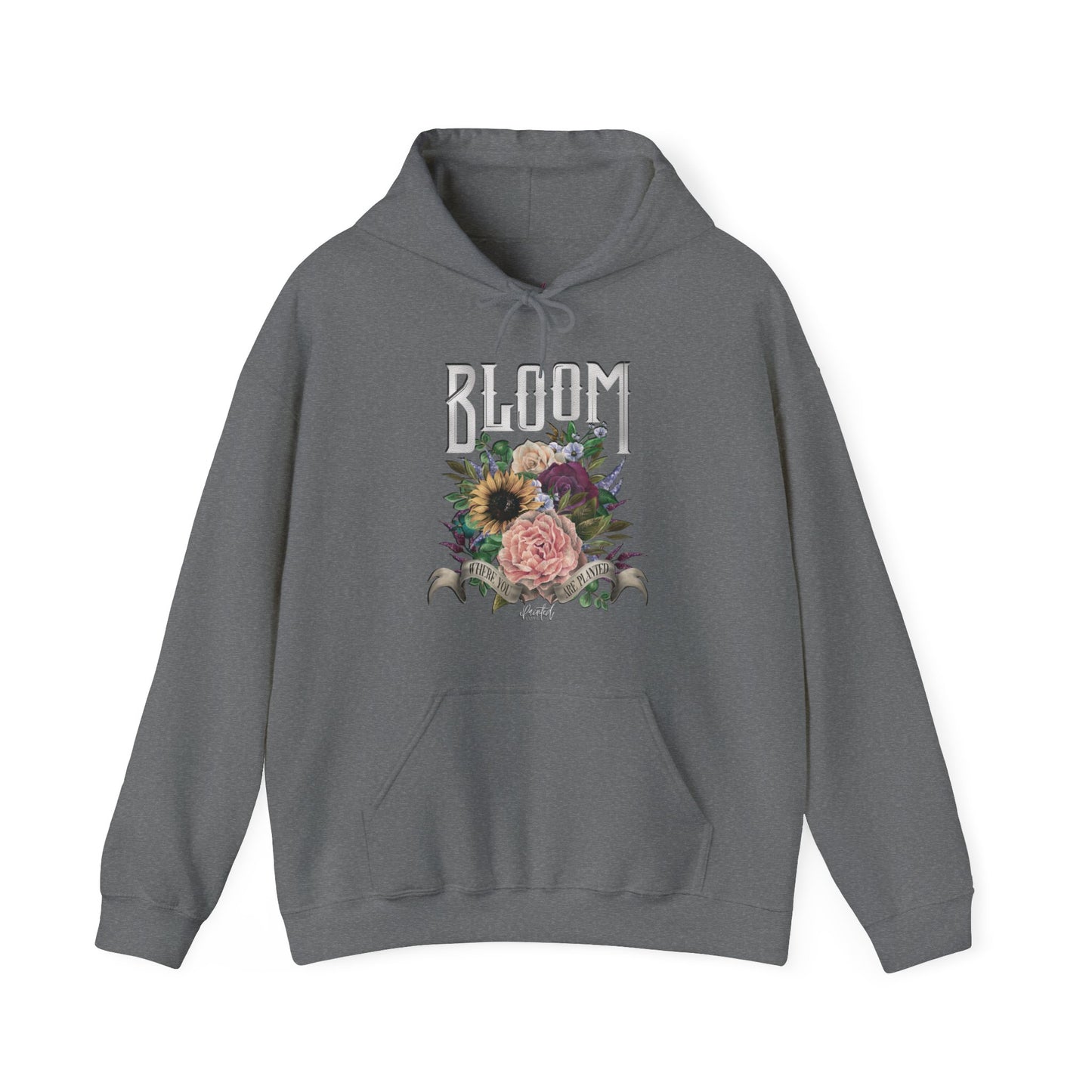 “Bloom Where You Are Planted” Unisex Hoodie