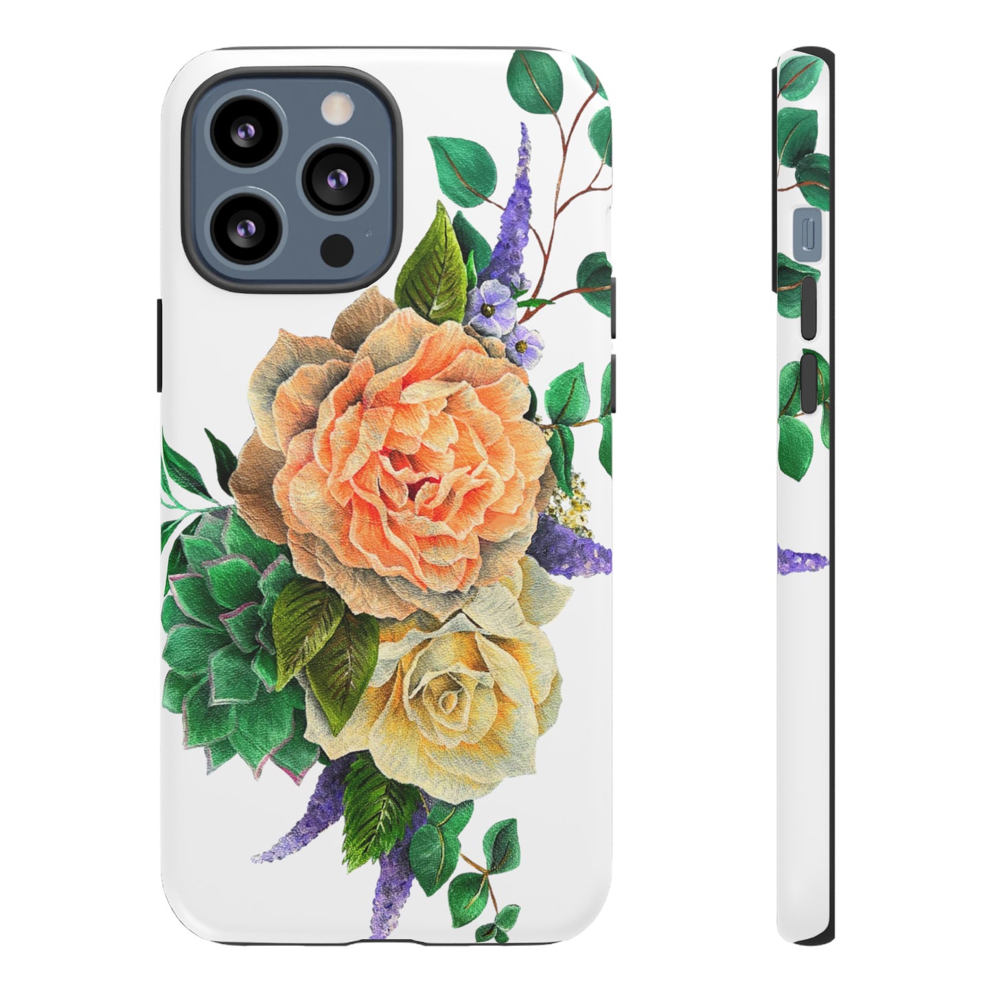 Painted Love Customs Floral Phone Case