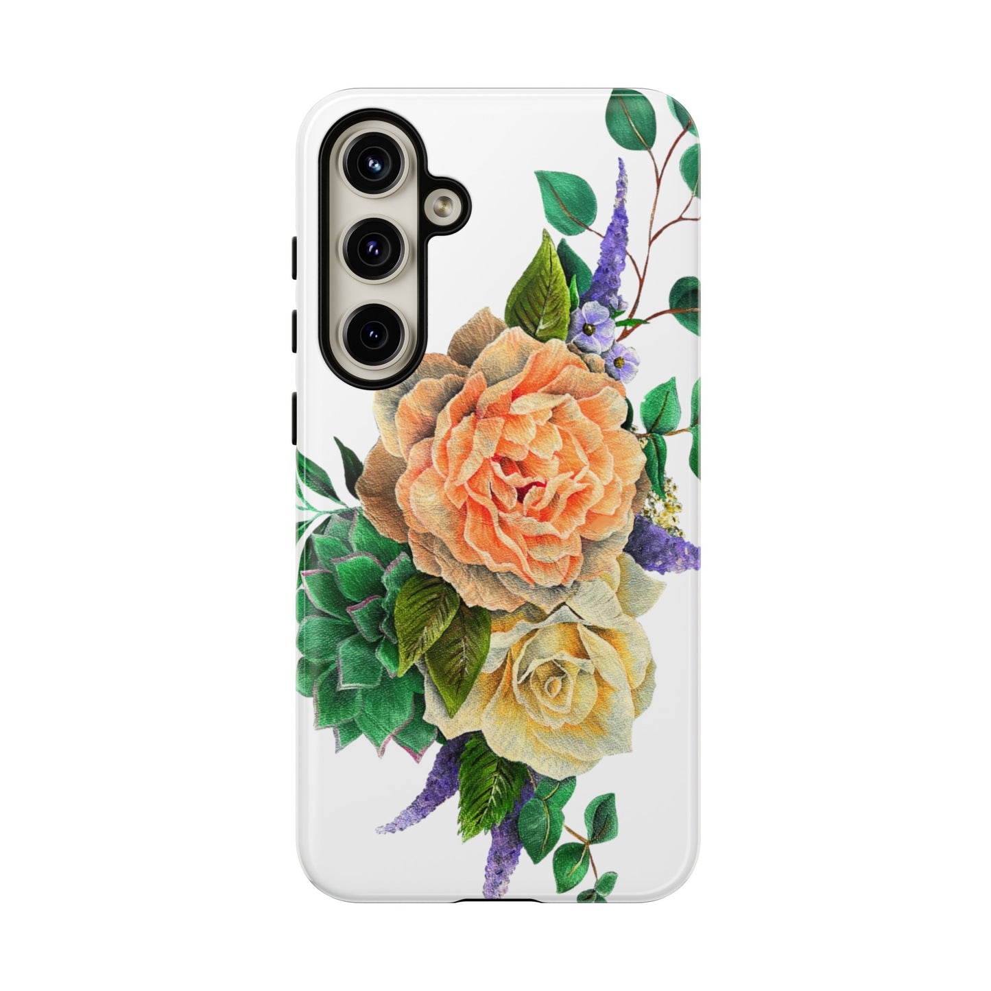 Painted Love Customs Floral Phone Case