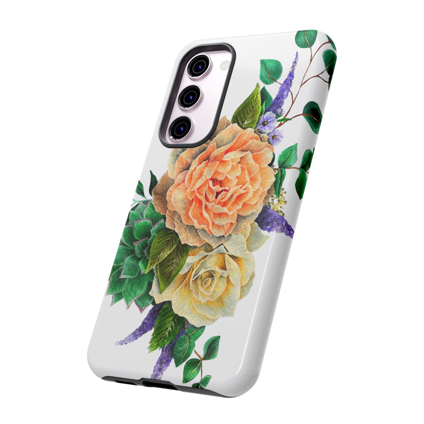 Painted Love Customs Floral Phone Case