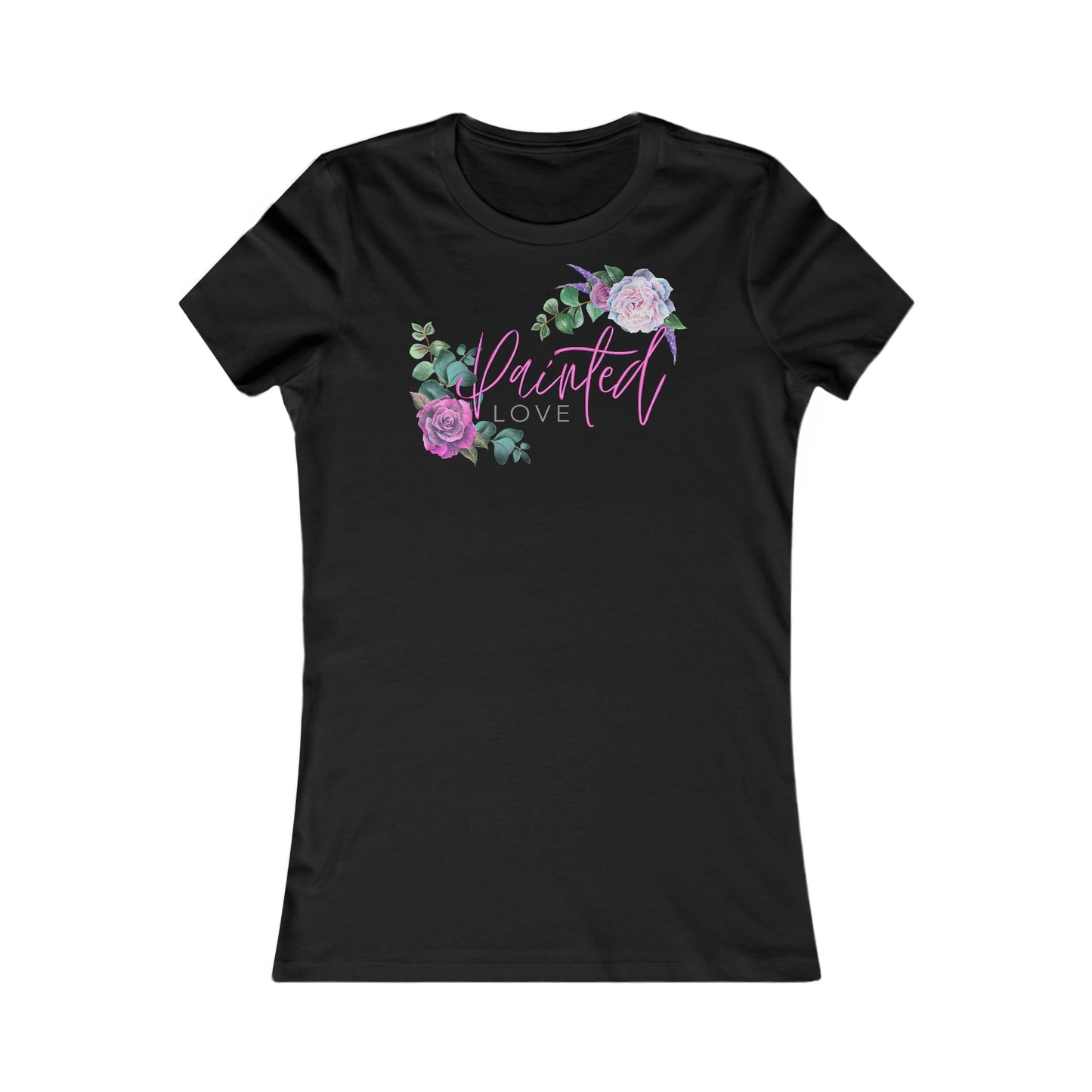 Painted Love Customs Logo Women’s fitted Tee