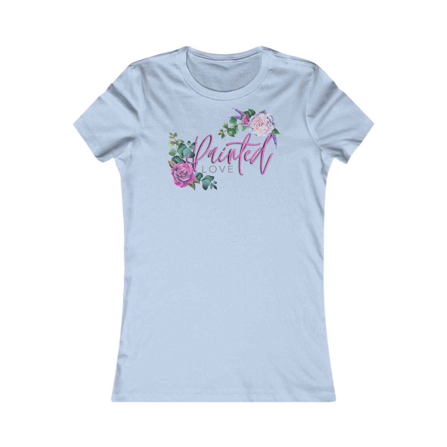 Painted Love Customs Logo Women’s fitted Tee