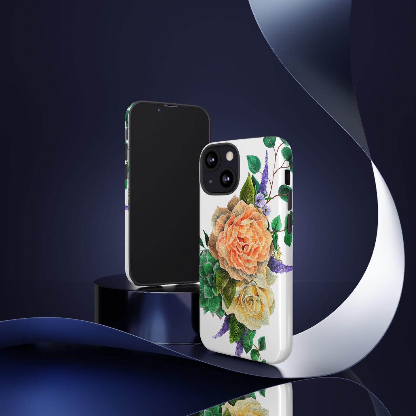 Painted Love Customs Floral Phone Case