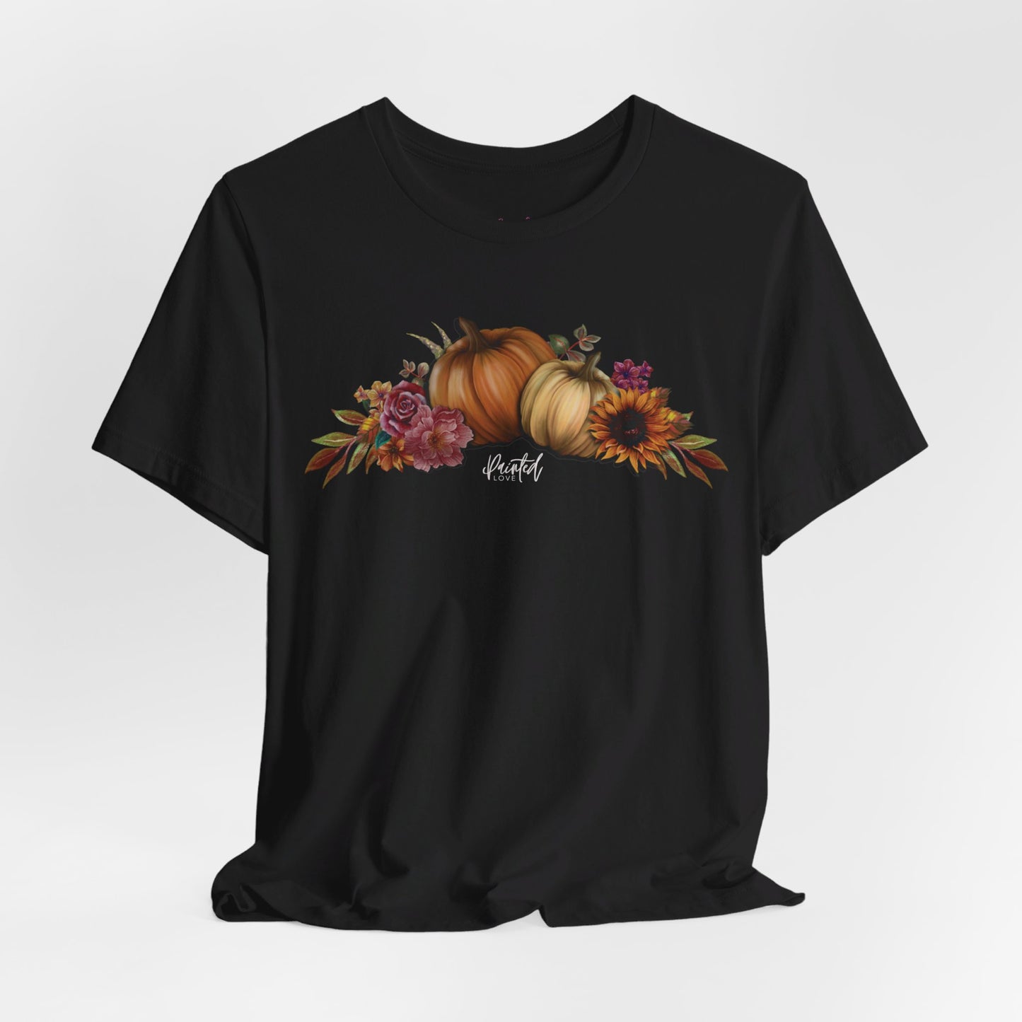 Pumpkins and Flowers T-Shirt