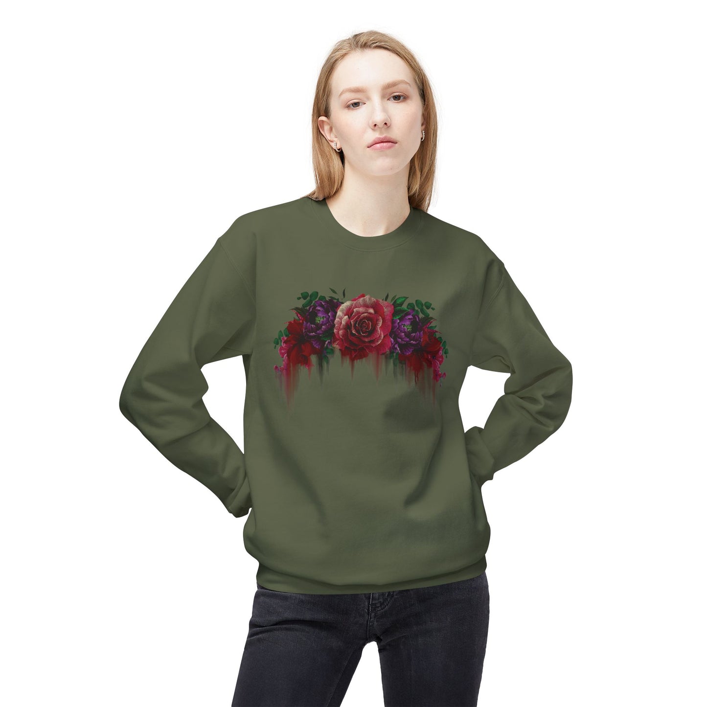 Summer Floral Sweatshirt - Painted Love Customs