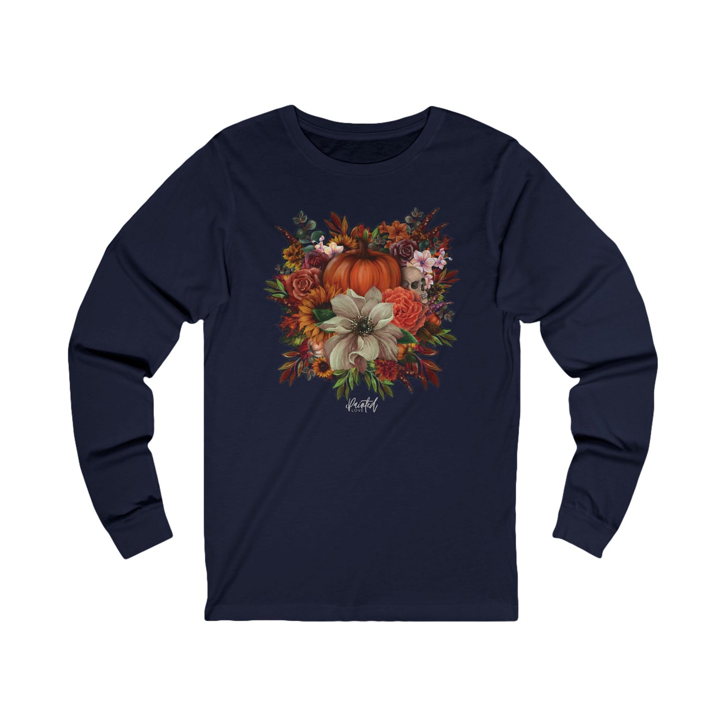 Halloween Flowers Long Sleeve TShirt