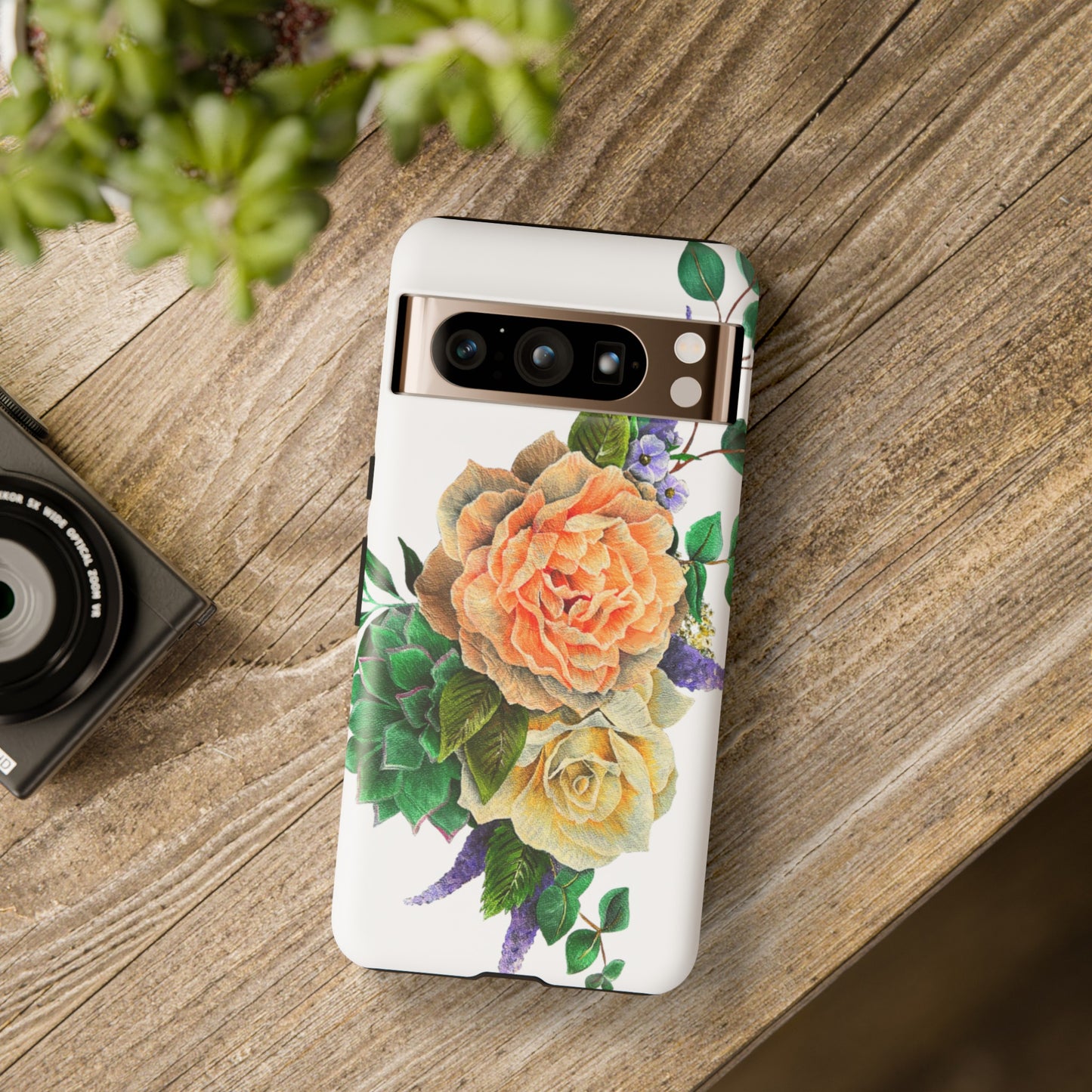 Painted Love Customs Floral Phone Case