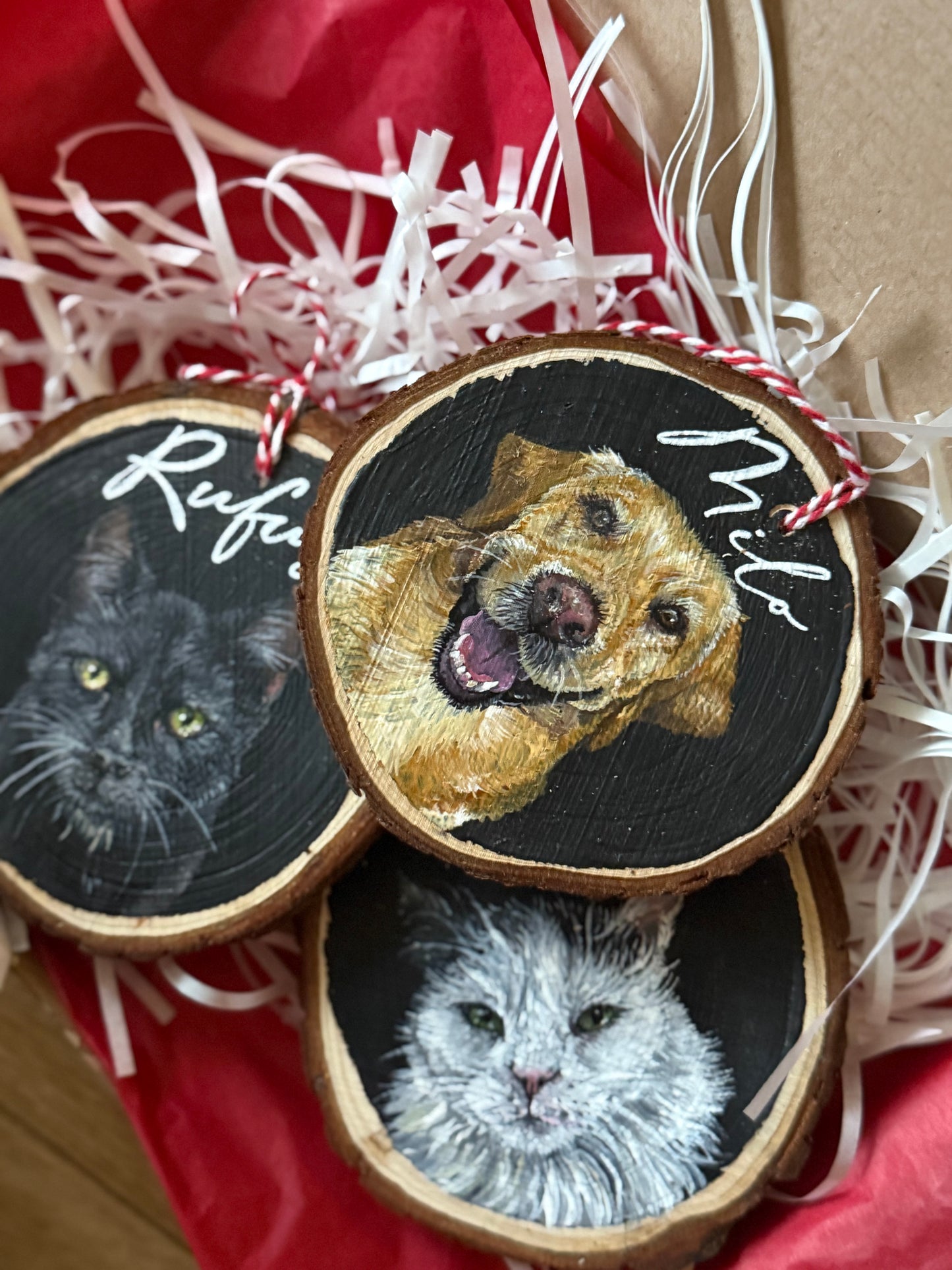 Hand Painted Pet Portrait Decoration PRE ORDER FOR NOVEMBER