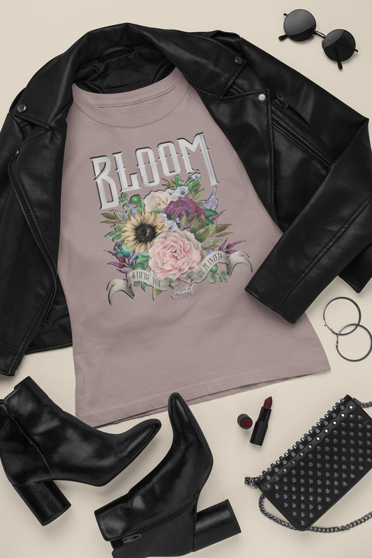 “Bloom Where You Are Planted” Unisex Tee