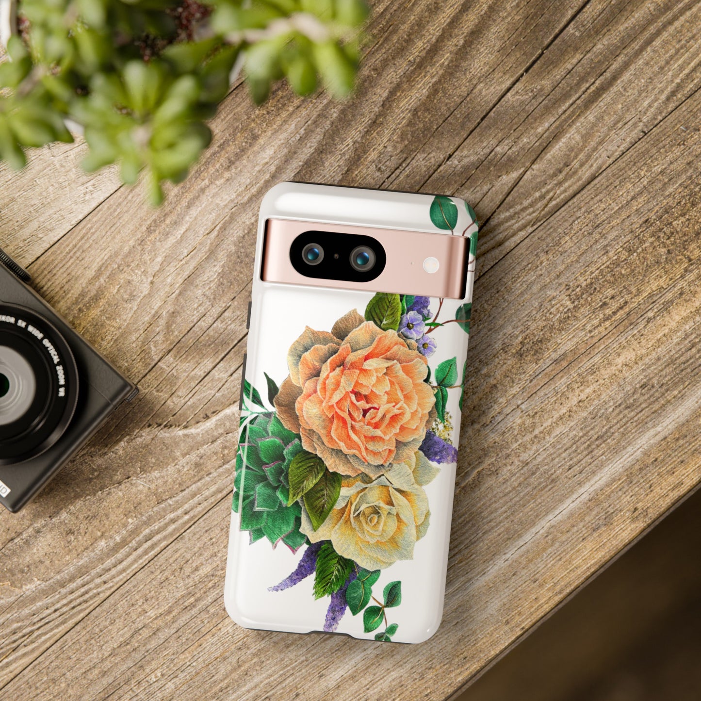 Painted Love Customs Floral Phone Case