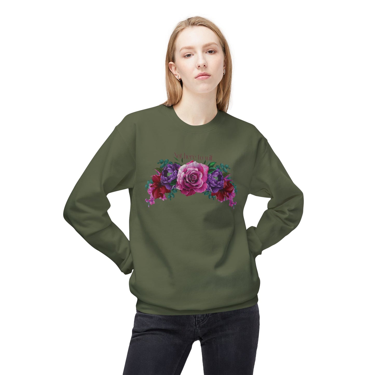 Summer Floral Sweatshirt - Not Here to Wilt