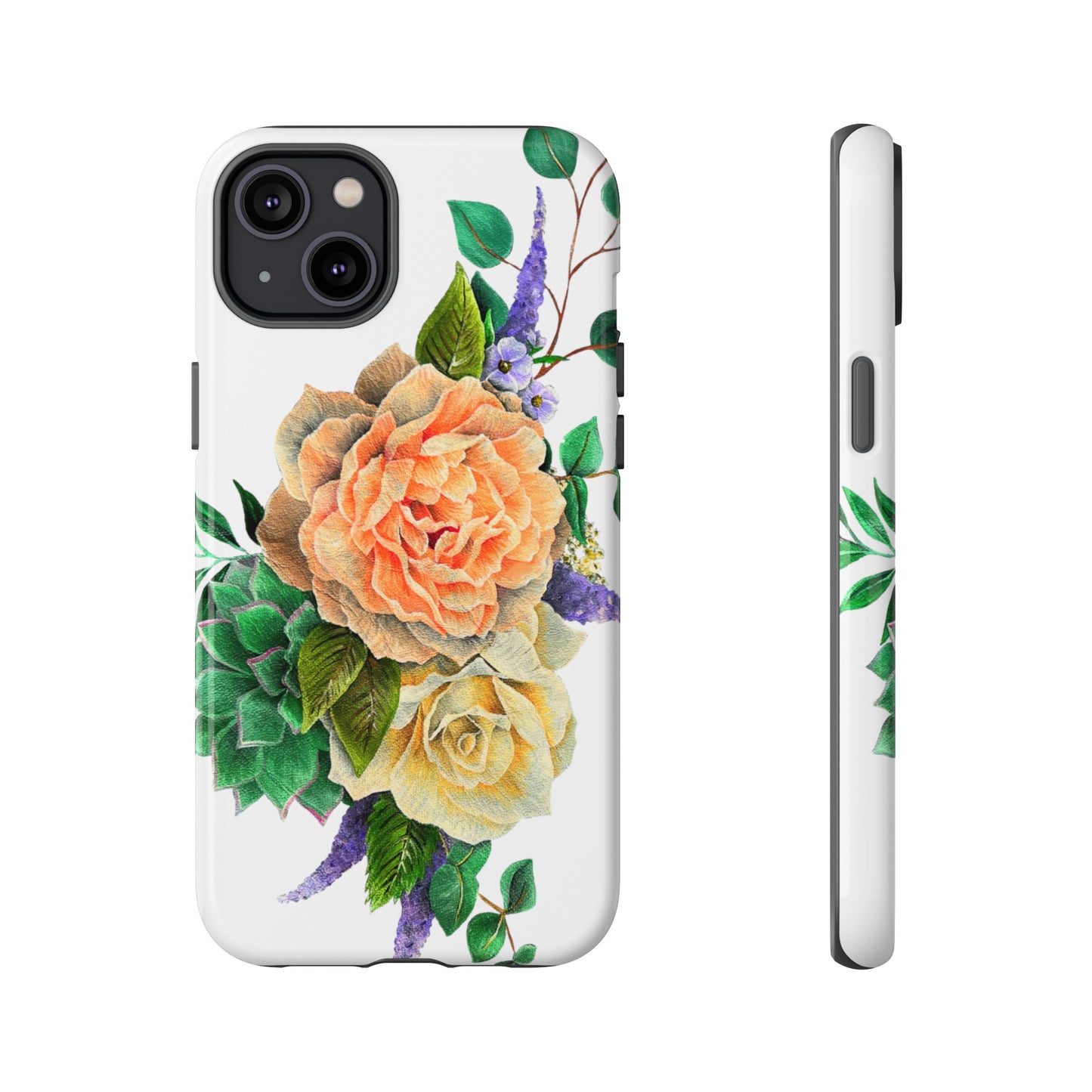 Painted Love Customs Floral Phone Case