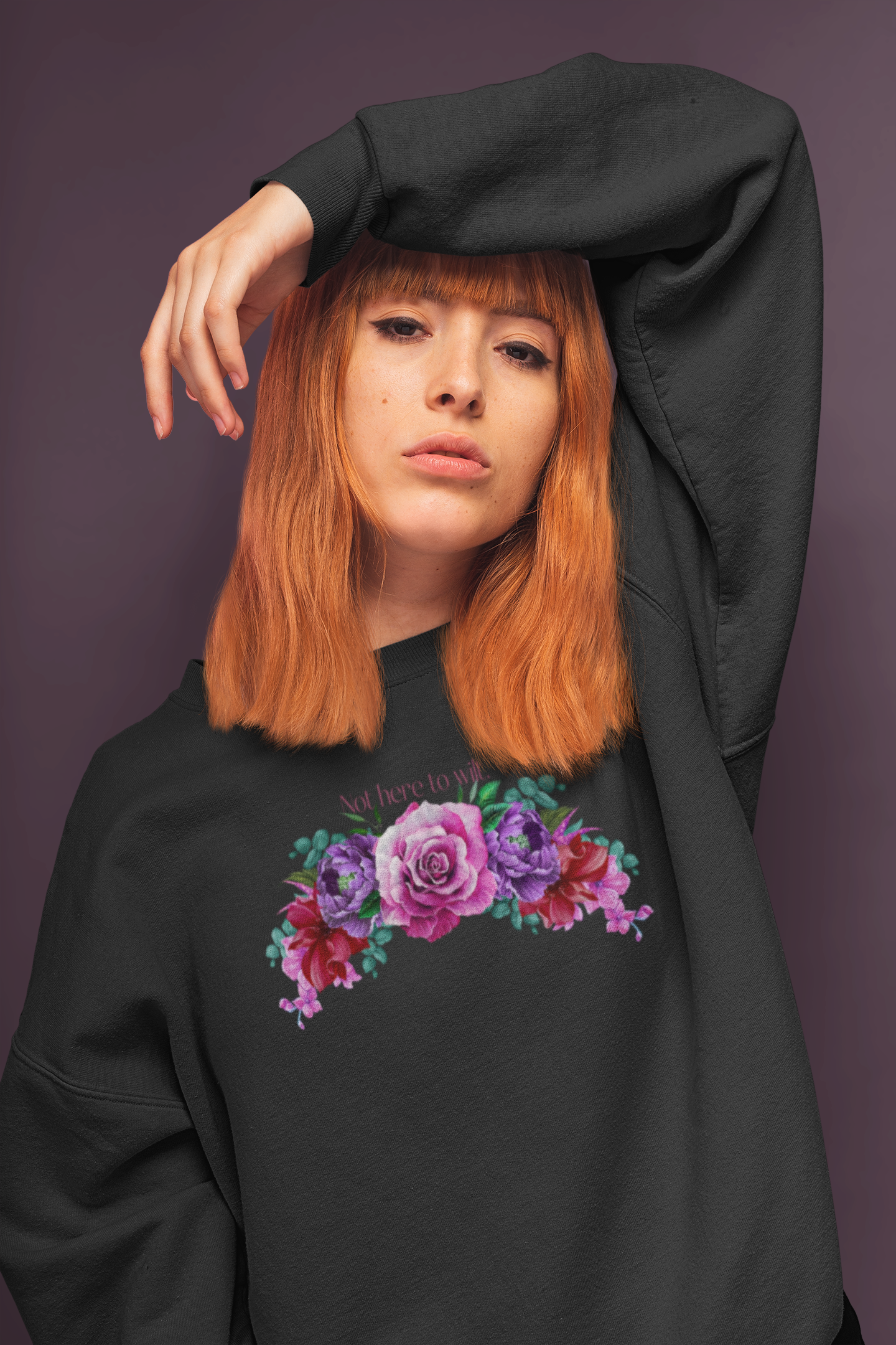 Summer Floral Sweatshirt - Not Here to Wilt