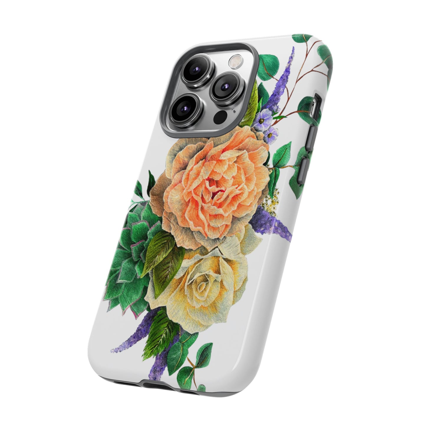 Painted Love Customs Floral Phone Case