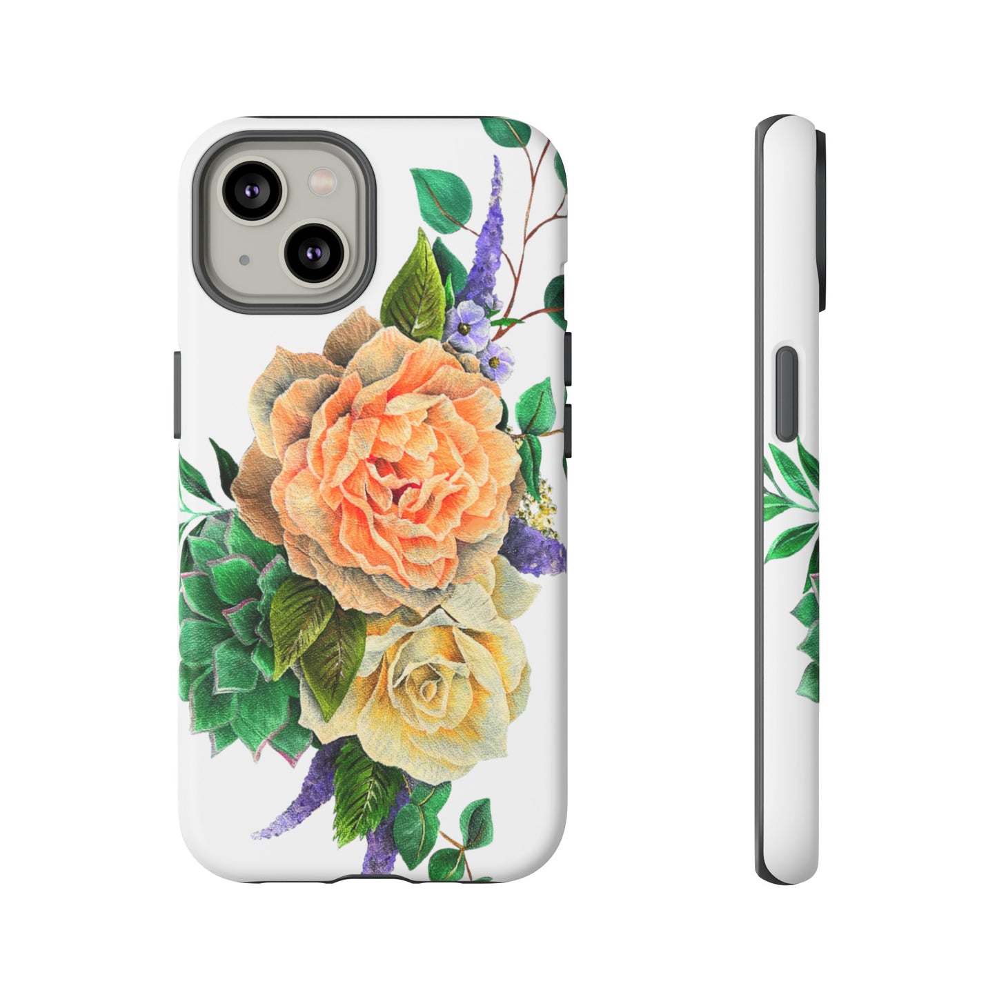 Painted Love Customs Floral Phone Case