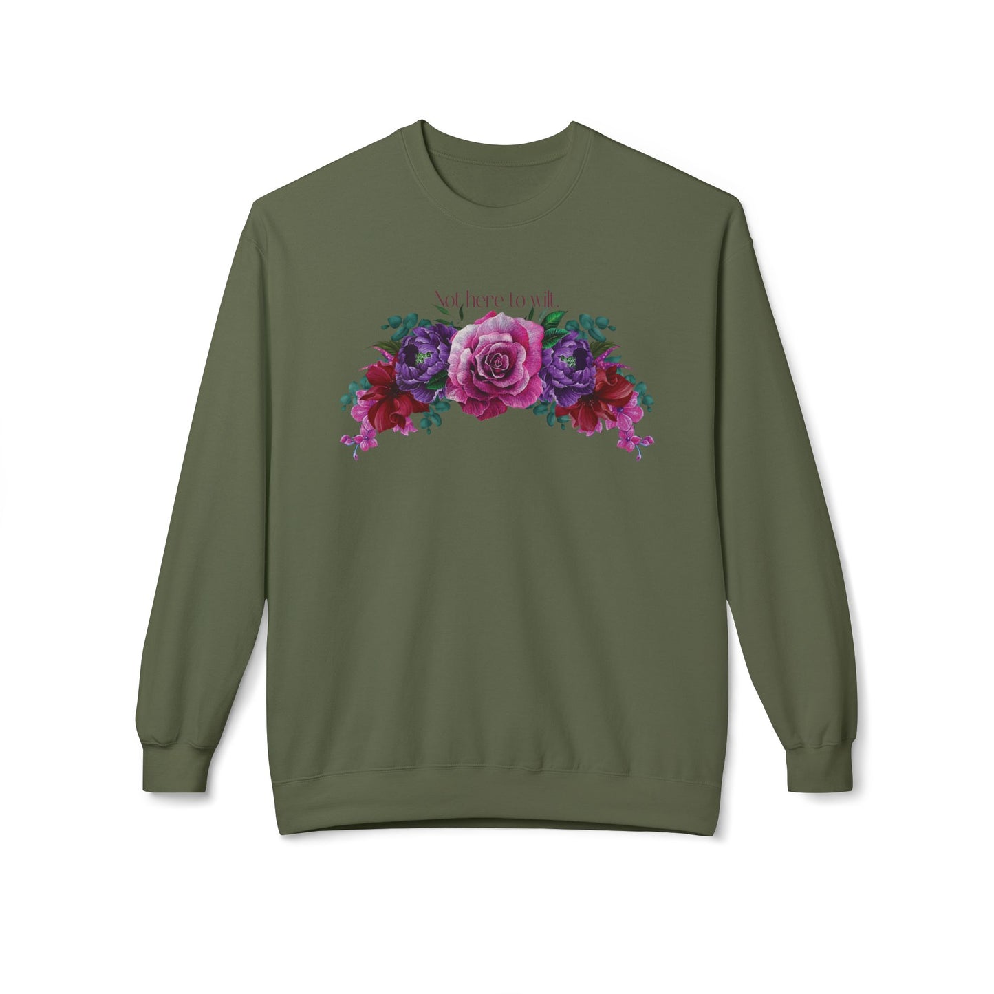 Summer Floral Sweatshirt - Not Here to Wilt