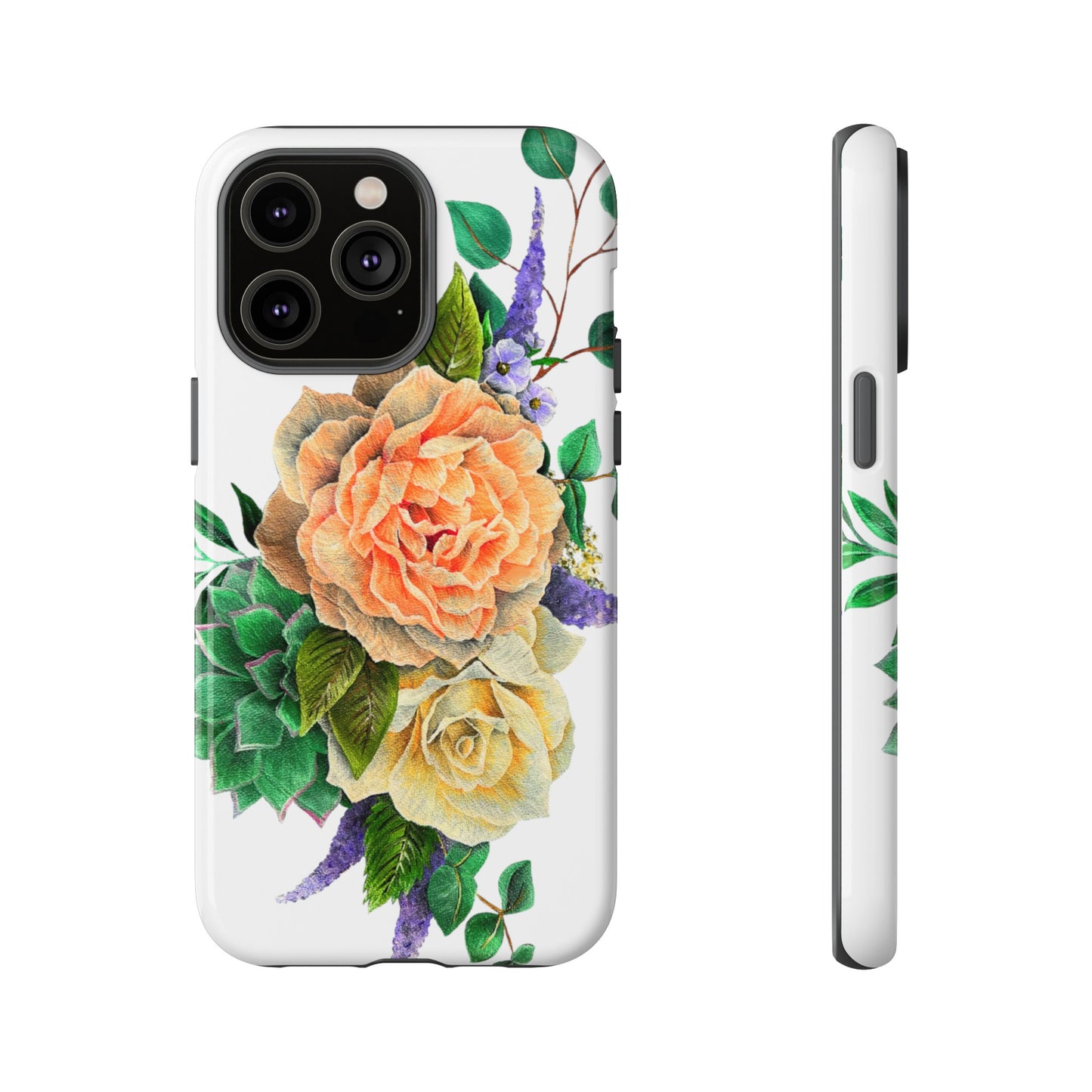 Painted Love Customs Floral Phone Case