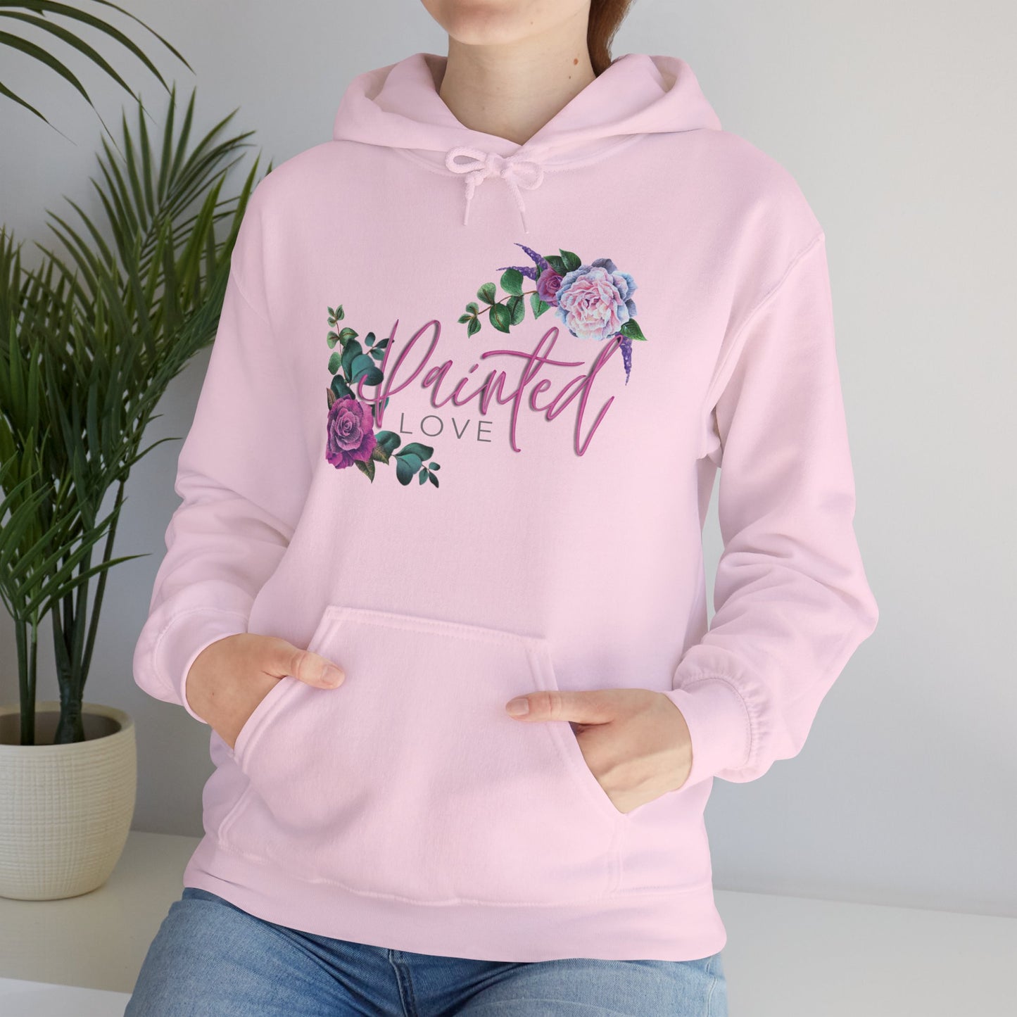 Painted Love Customs Floral Logo Hoodie