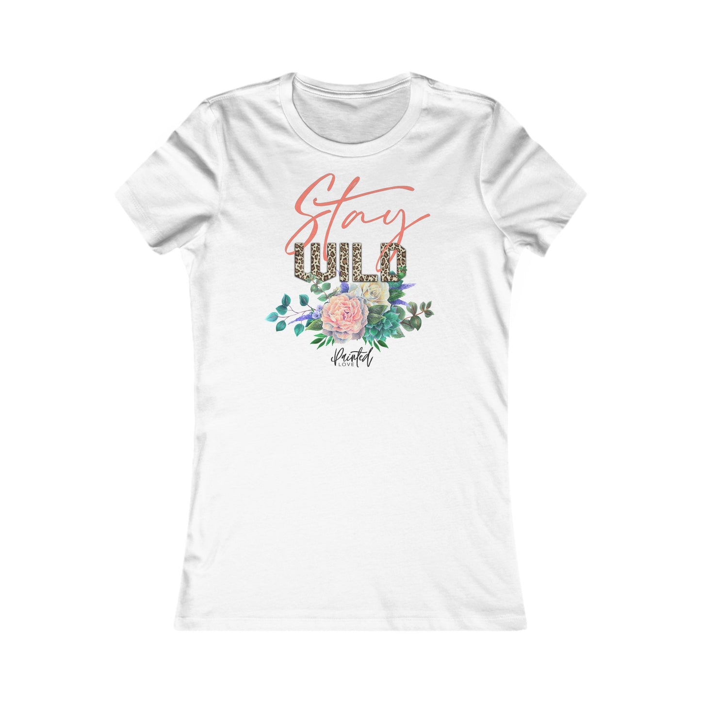 “Stay Wild” Women’s Fitted Tee