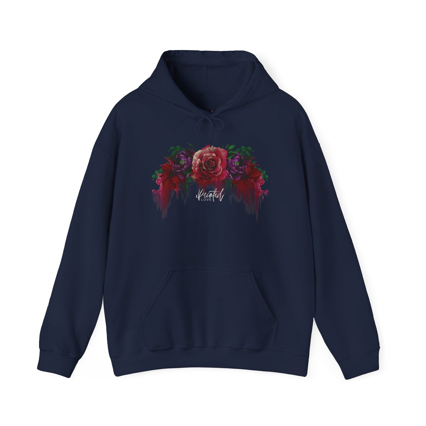 Floral Hoodie 'Not Here to Wilt'