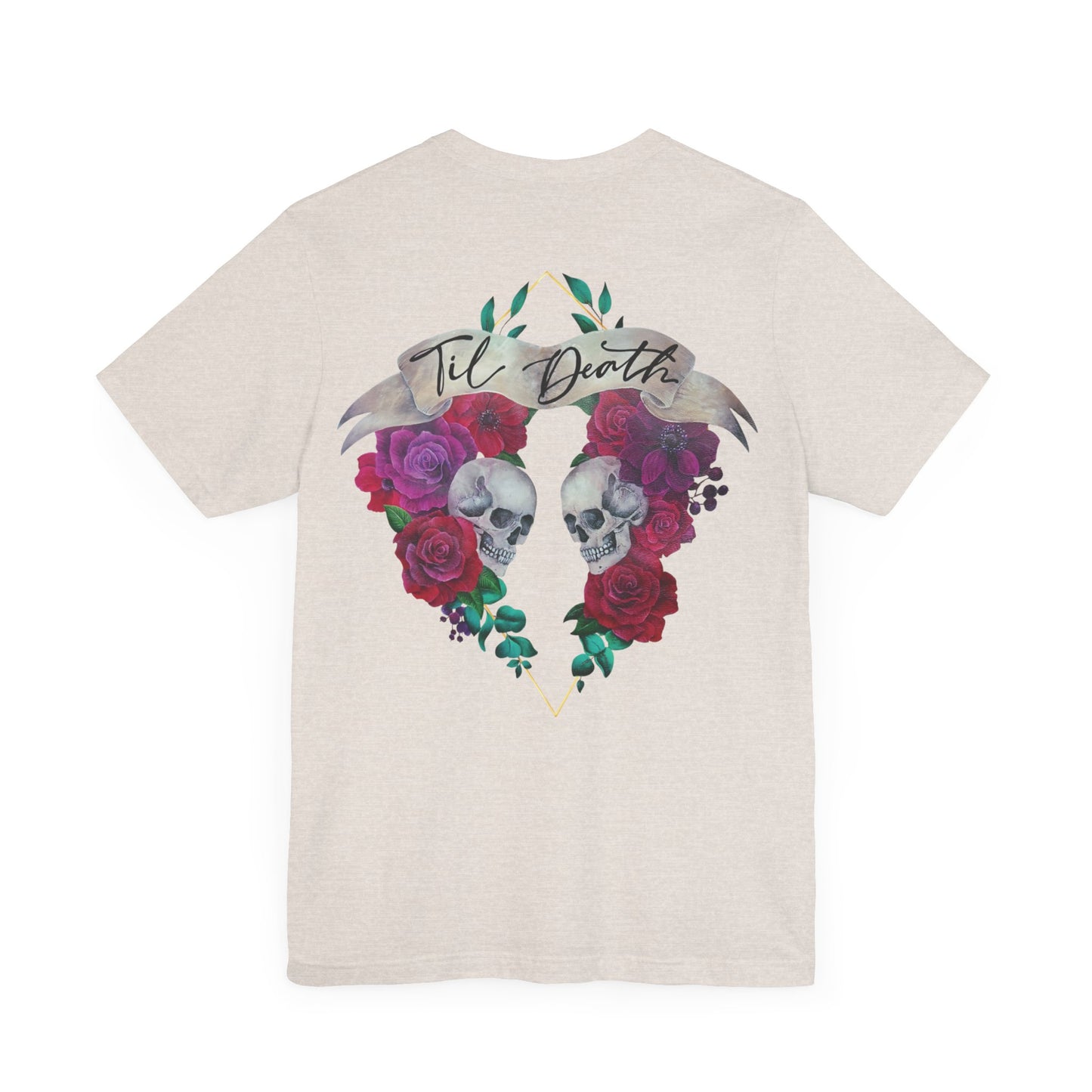 Skull and Roses Back Unisex Tee