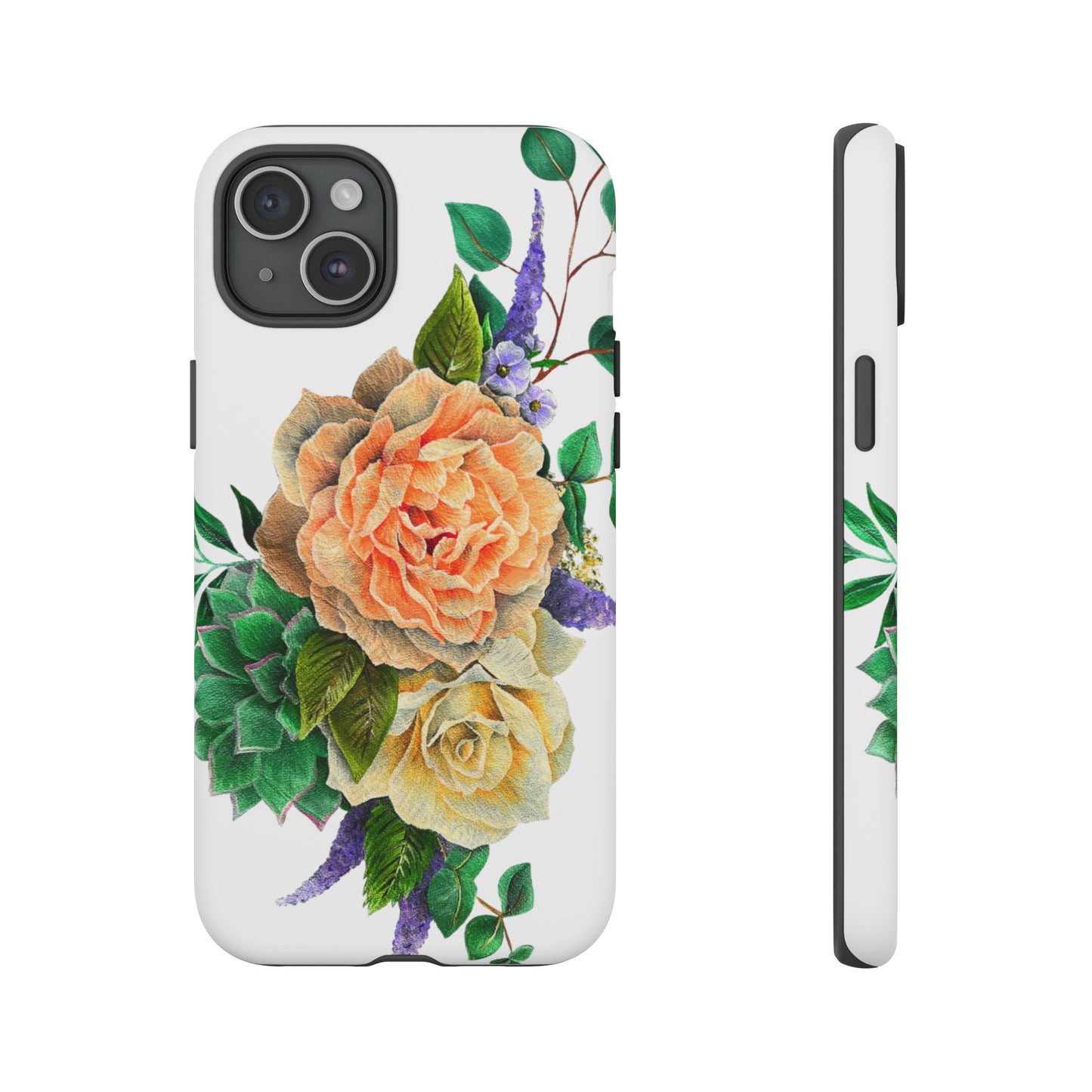 Painted Love Customs Floral Phone Case