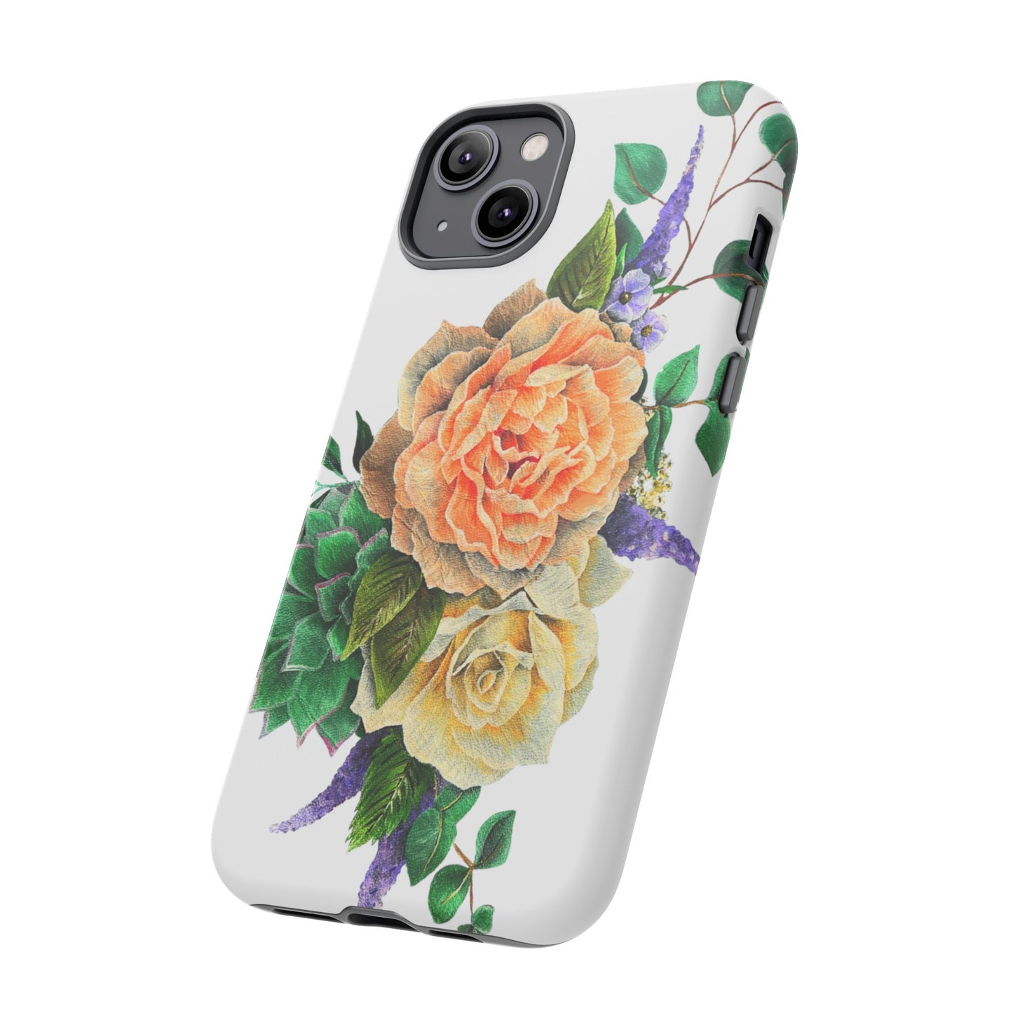 Painted Love Customs Floral Phone Case