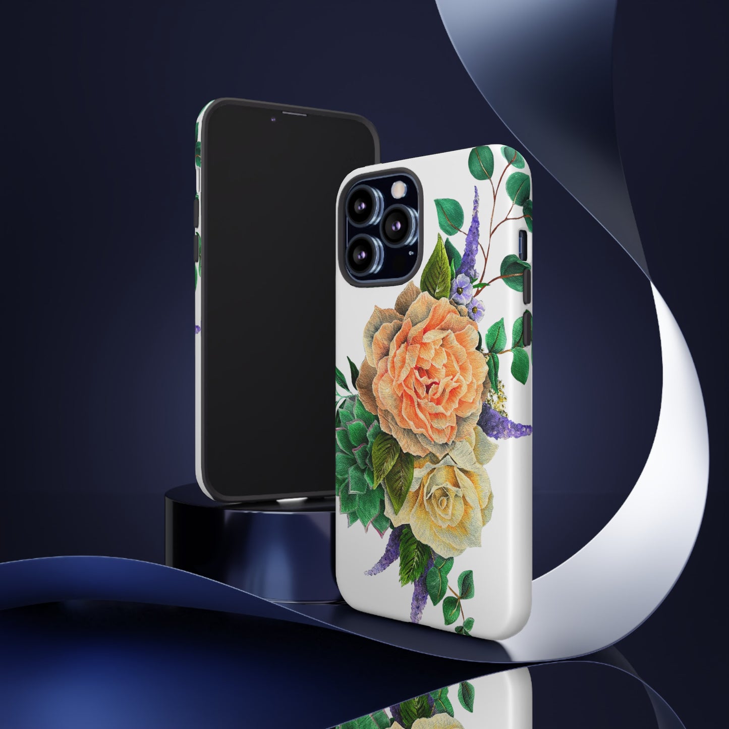 Painted Love Customs Floral Phone Case