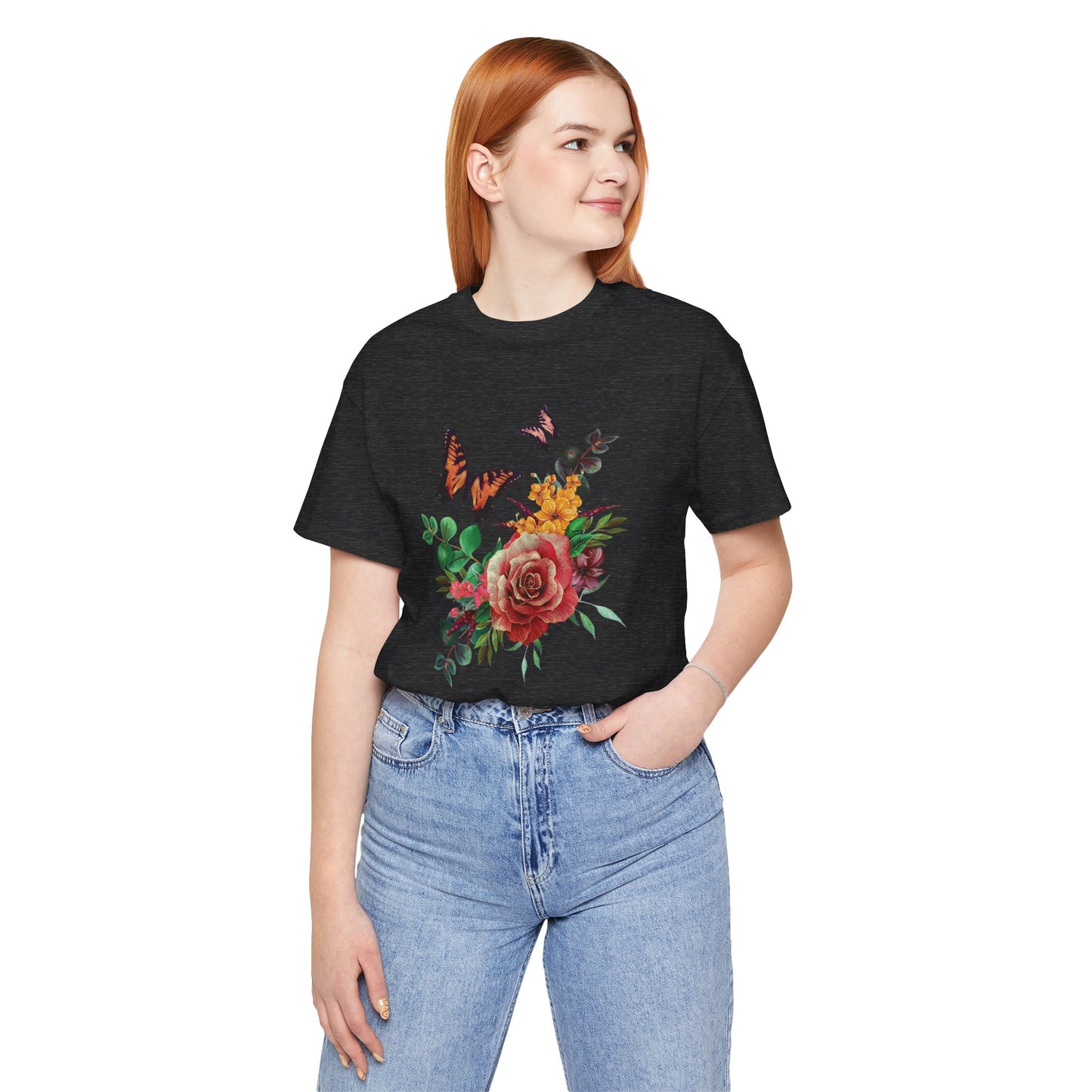 Floral Butterfly T-Shirt