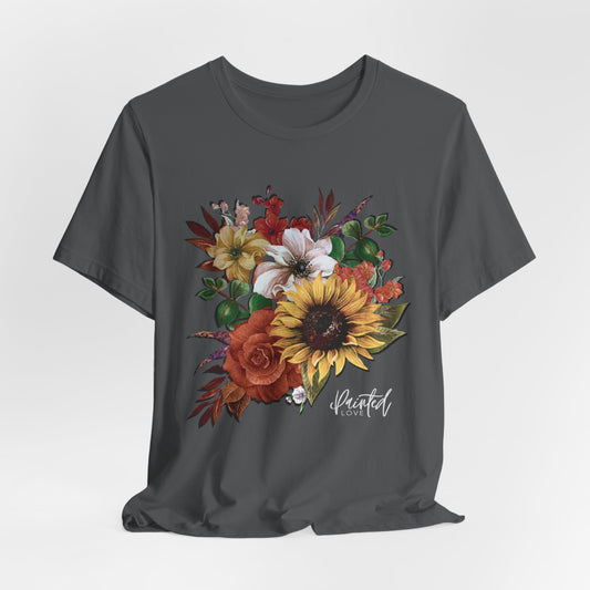 September Flower Bouquet Unisex Tee