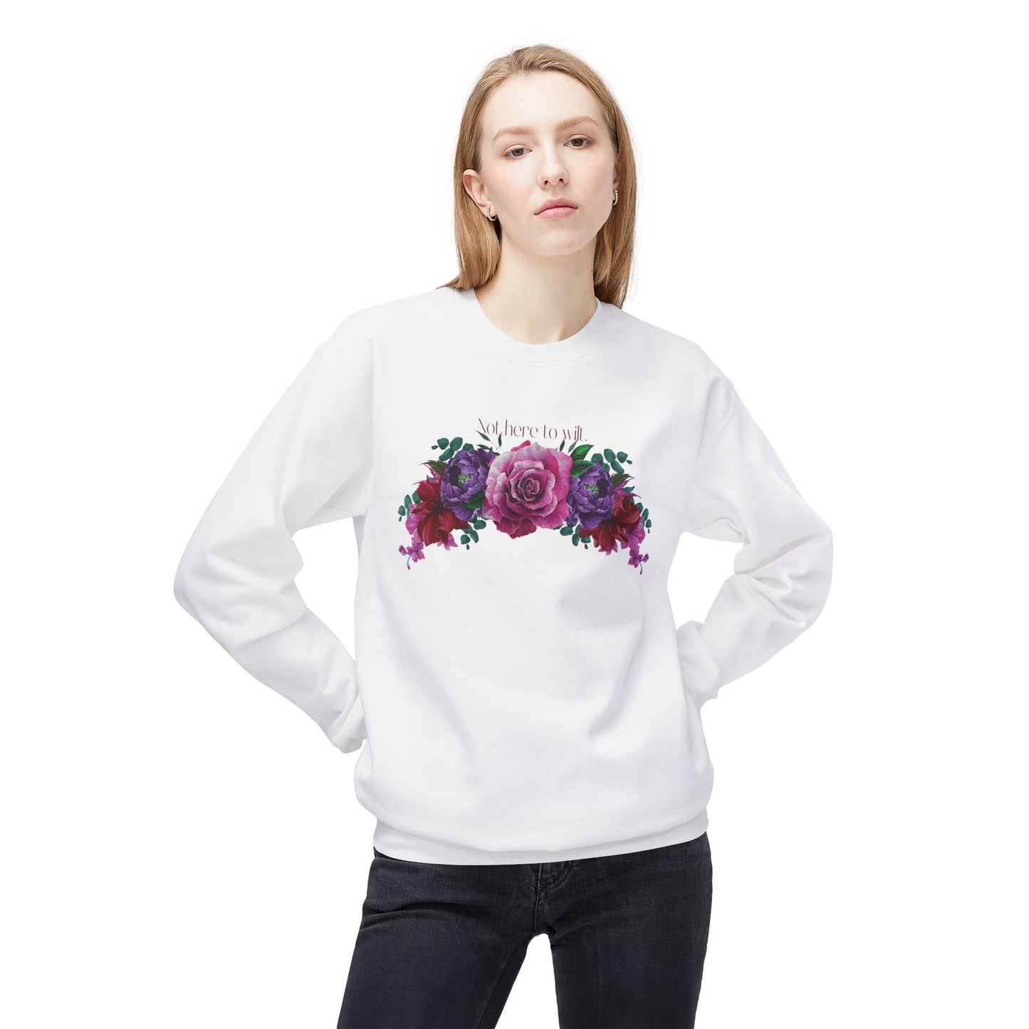 Summer Floral Sweatshirt - Not Here to Wilt