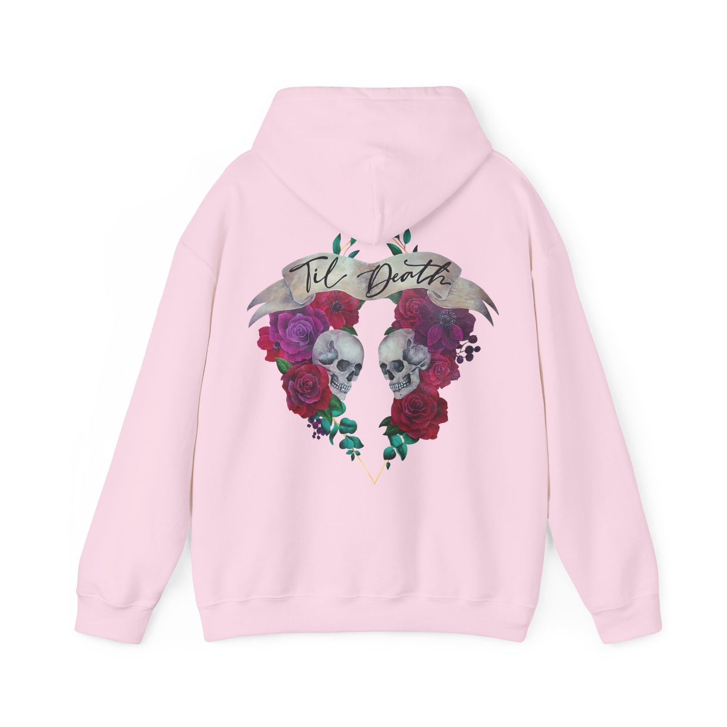 Skull and Roses Back Hoodie