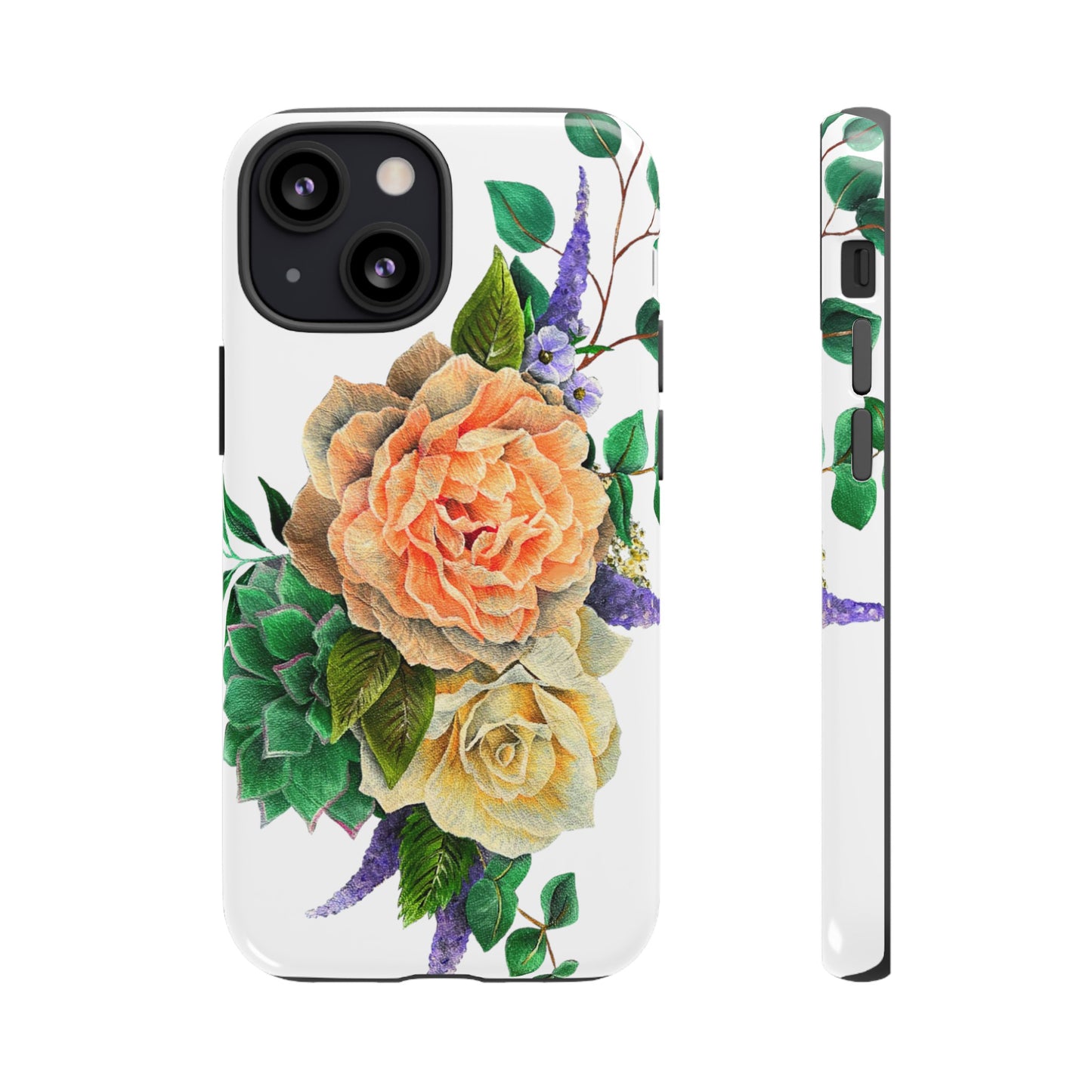 Painted Love Customs Floral Phone Case