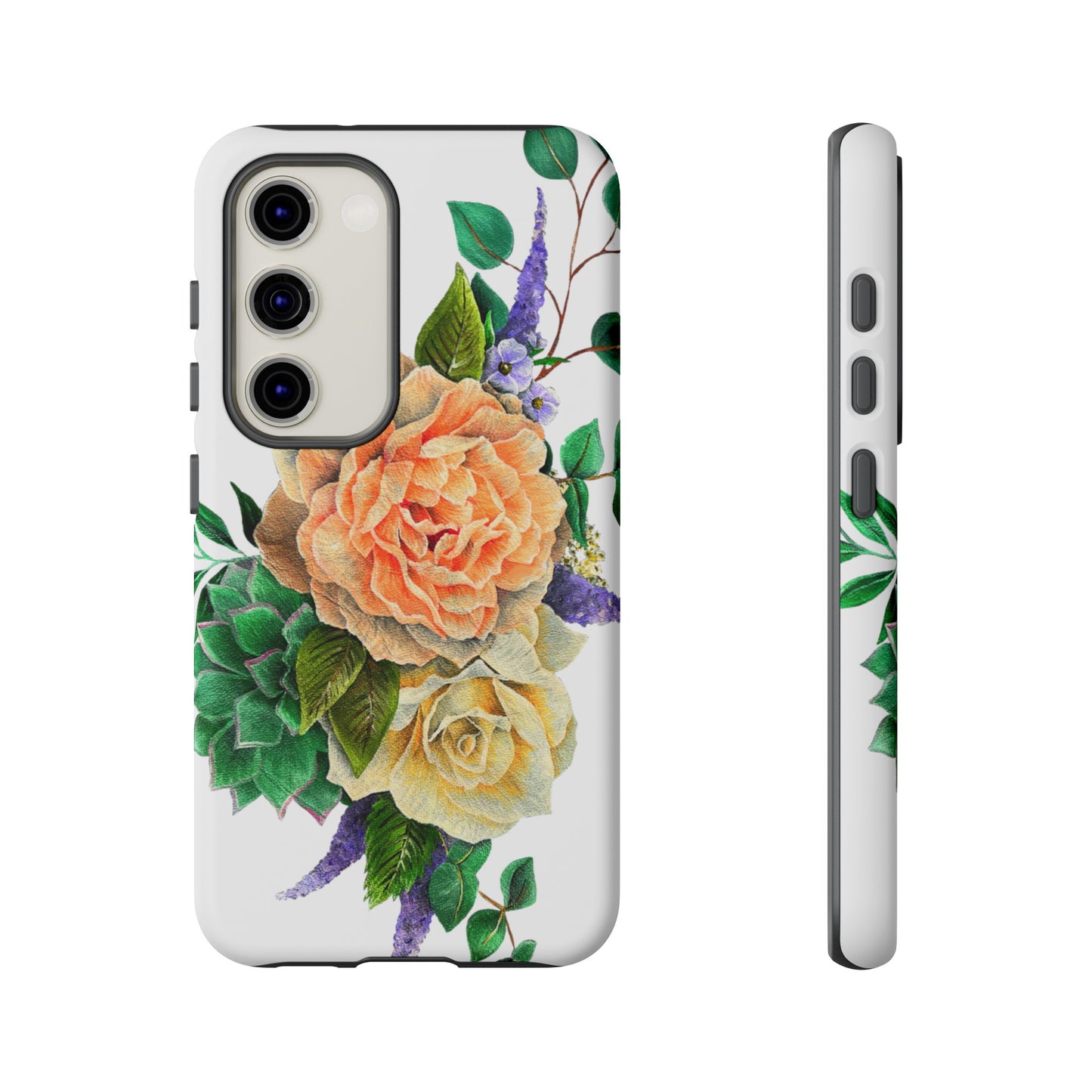 Painted Love Customs Floral Phone Case