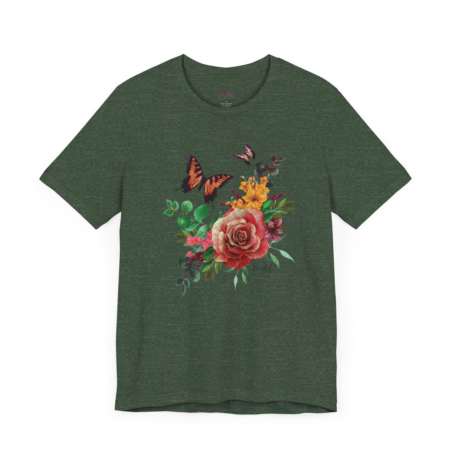 Floral Butterfly T-Shirt