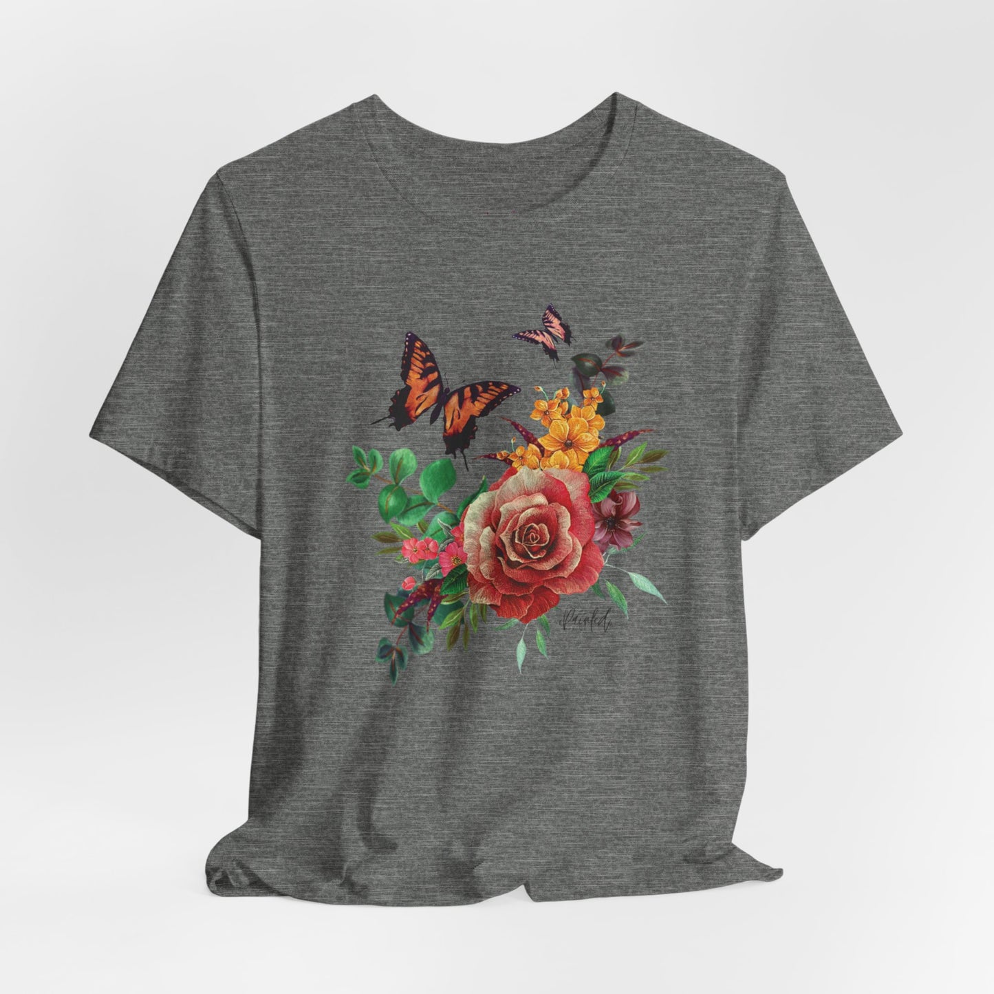 Floral Butterfly T-Shirt