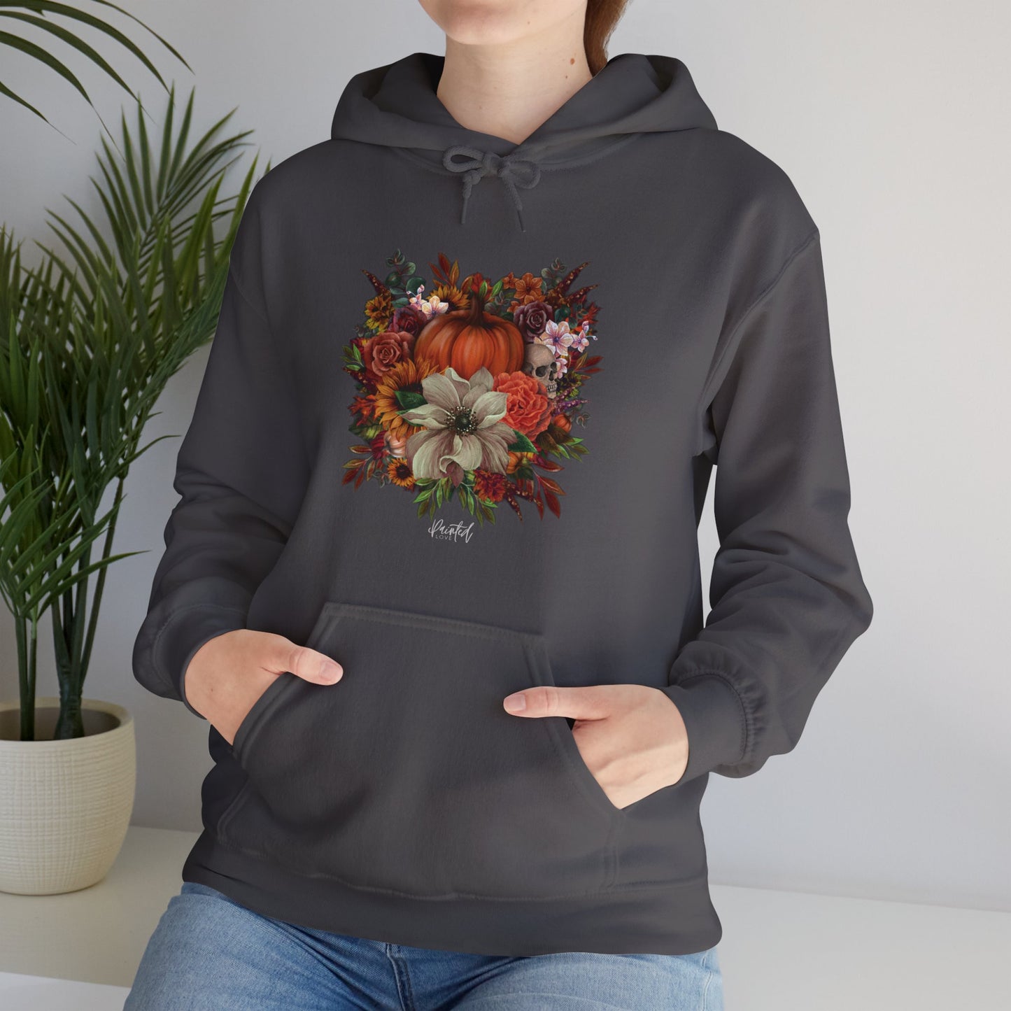 Halloween Floral Hoodie