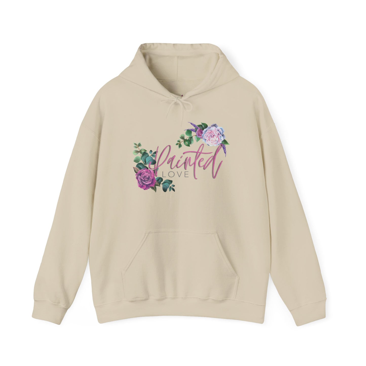 Painted Love Customs Floral Logo Hoodie