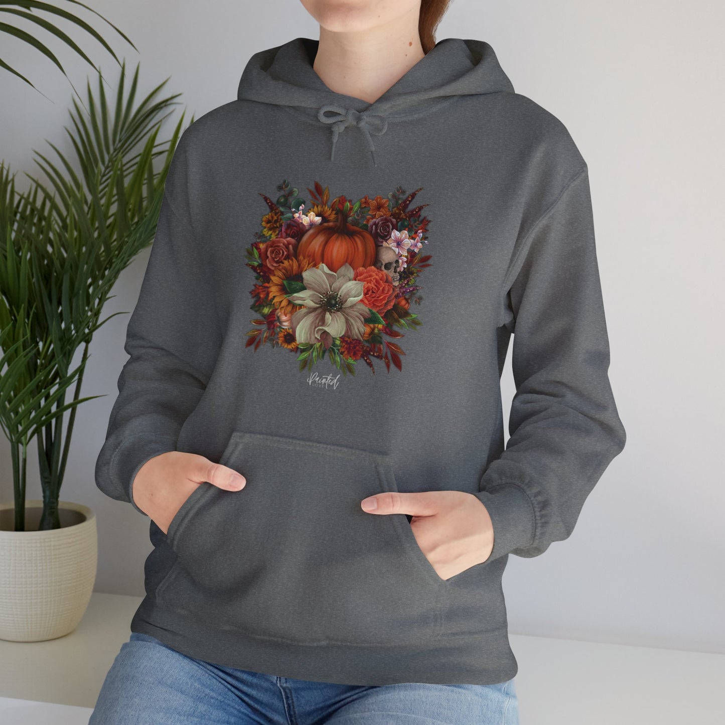 Halloween Floral Hoodie