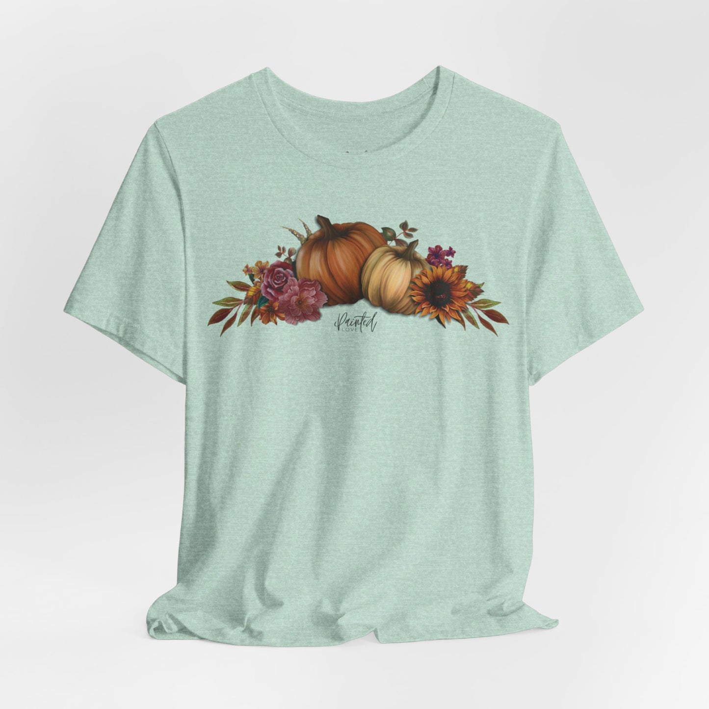 Pumpkins and Flowers T-Shirt