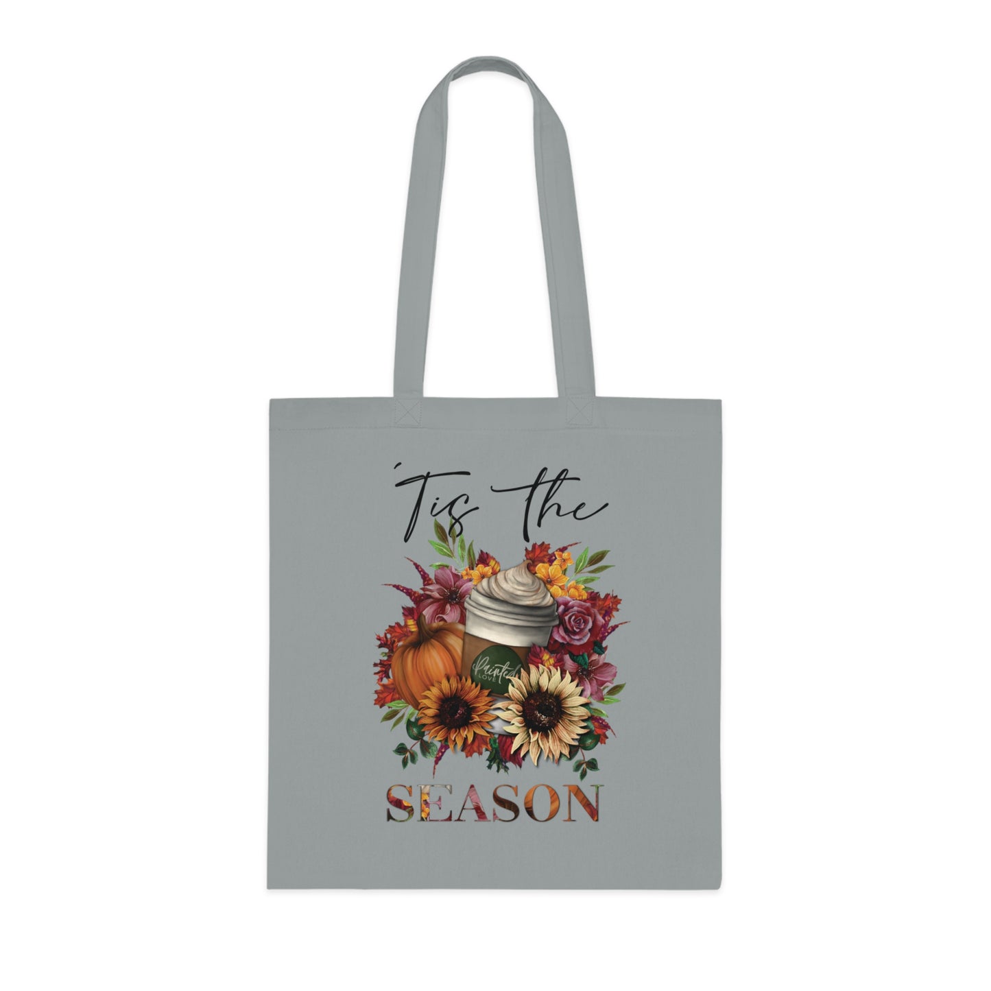 “‘Tis the Season” Pumpkin Spice Latte inspired Halloween Tote Bag